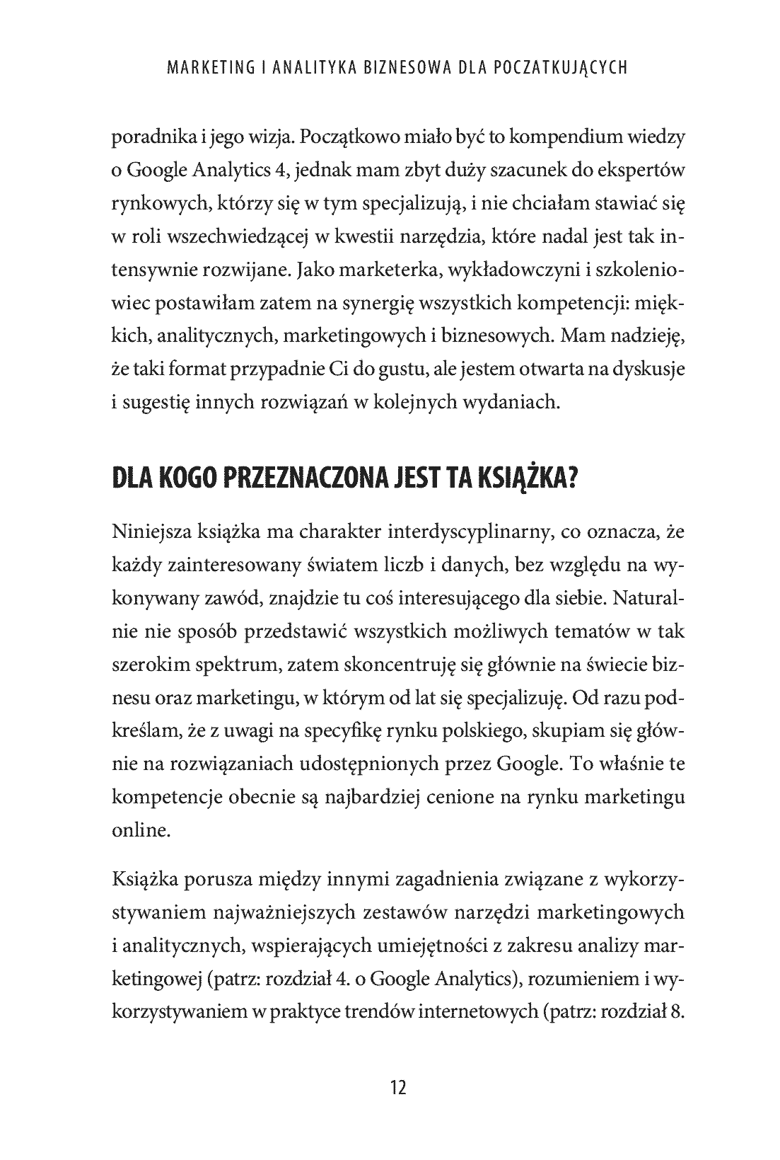 Fragment „Marketing i analityka biznesowa dla początkujących. Poznaj najważniejsze narzędzia i wykorzystaj ich możliwości” — strona 10 z 16