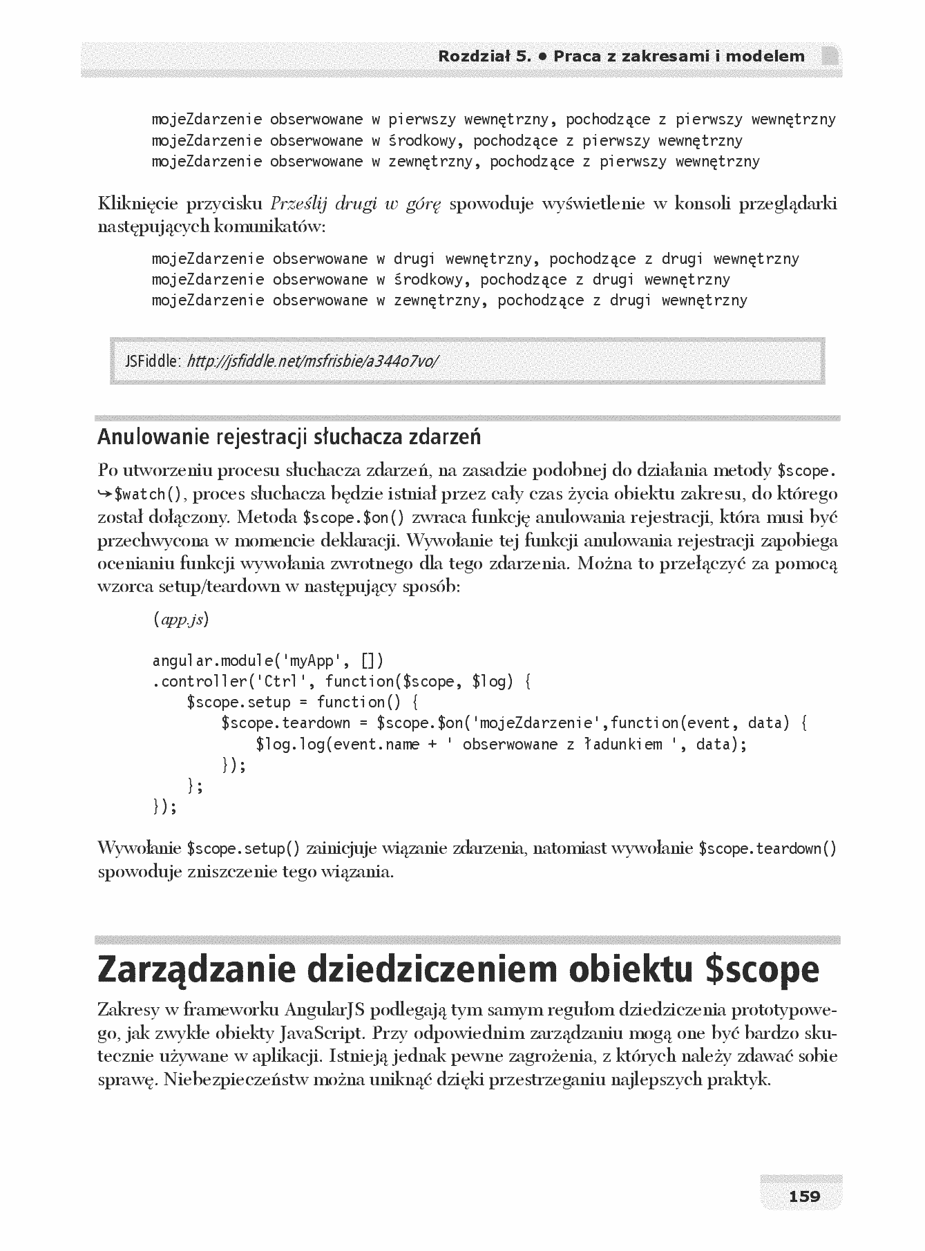 Fragment „AngularJS. Tworzenie aplikacji webowych. Receptury” — strona 11 z 30