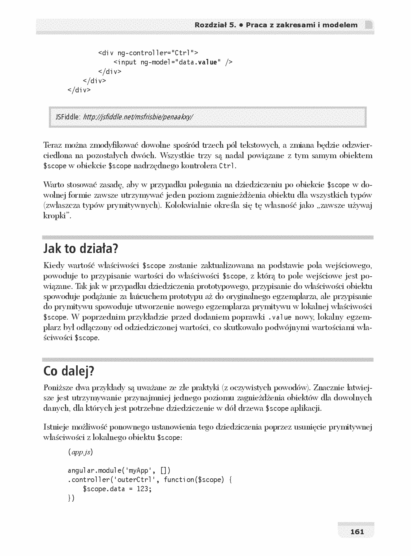 Fragment „AngularJS. Tworzenie aplikacji webowych. Receptury” — strona 13 z 30