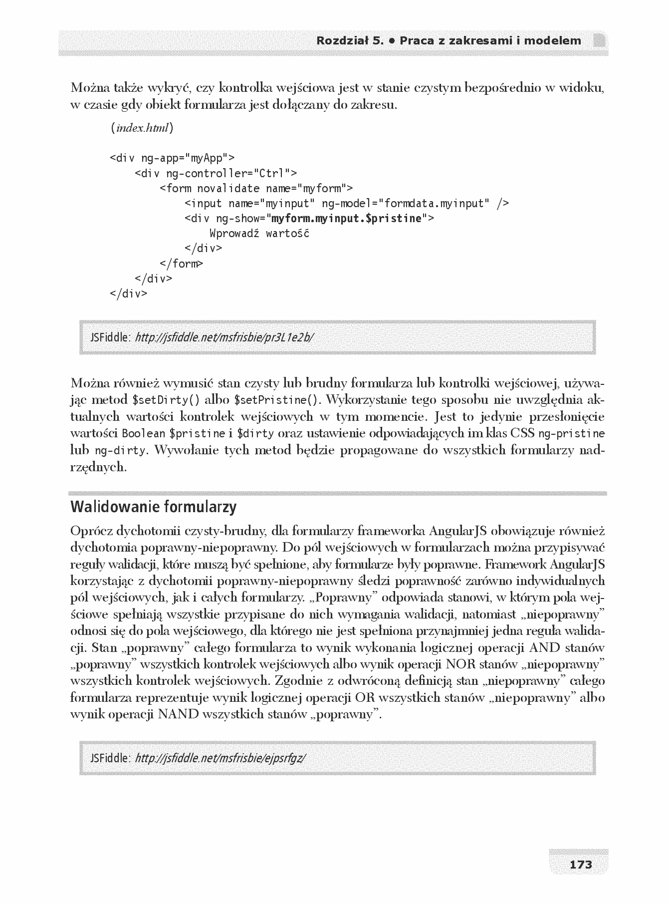 Fragment „AngularJS. Tworzenie aplikacji webowych. Receptury” — strona 25 z 30