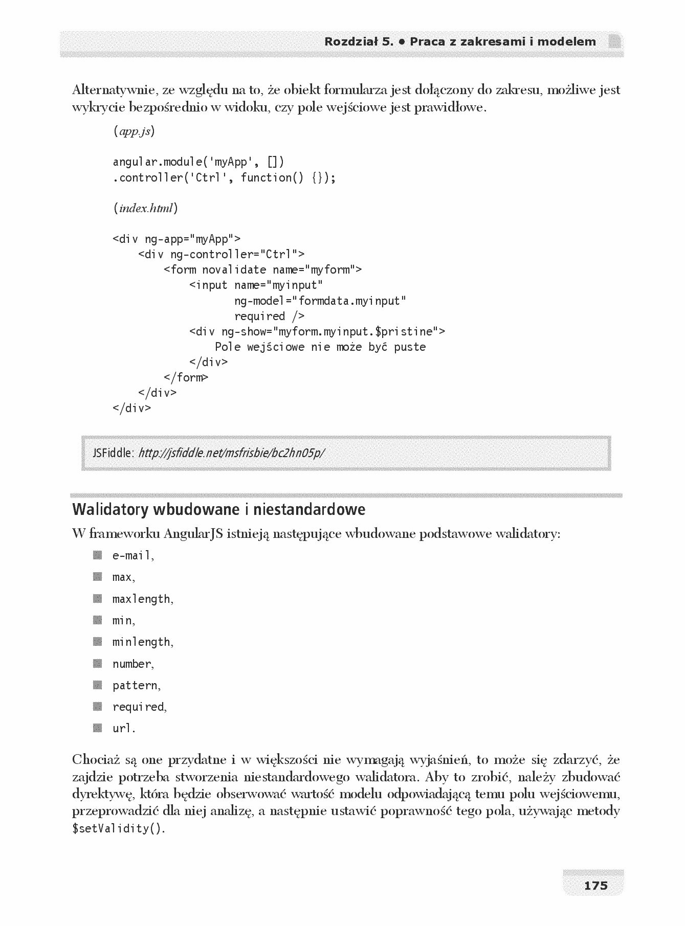 Fragment „AngularJS. Tworzenie aplikacji webowych. Receptury” — strona 27 z 30
