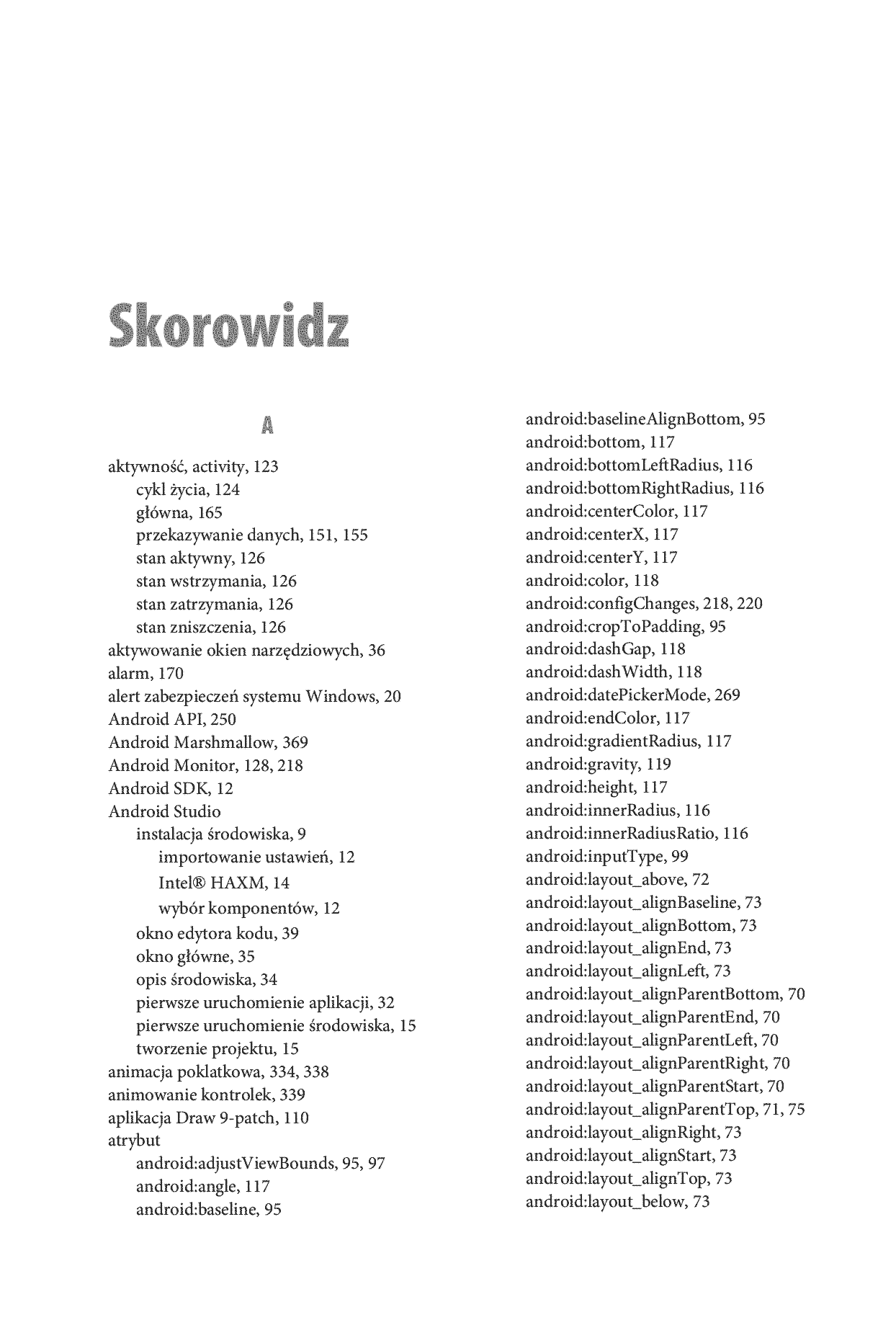 Fragment „Android Studio. Tworzenie aplikacji mobilnych” — strona 29 z 30