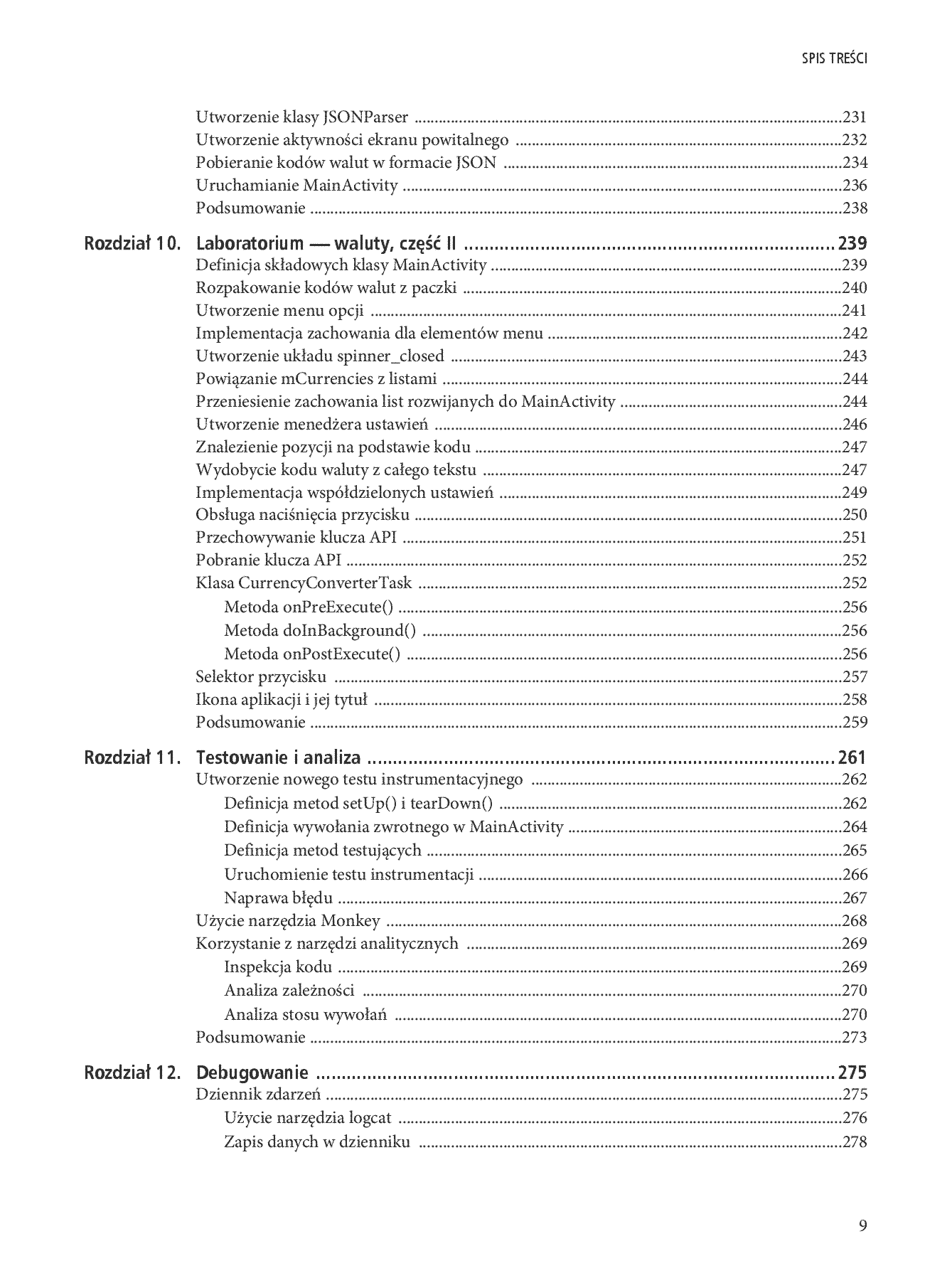 Fragment „Android Studio. Wygodne i efektywne tworzenie aplikacji” — strona 7 z 30