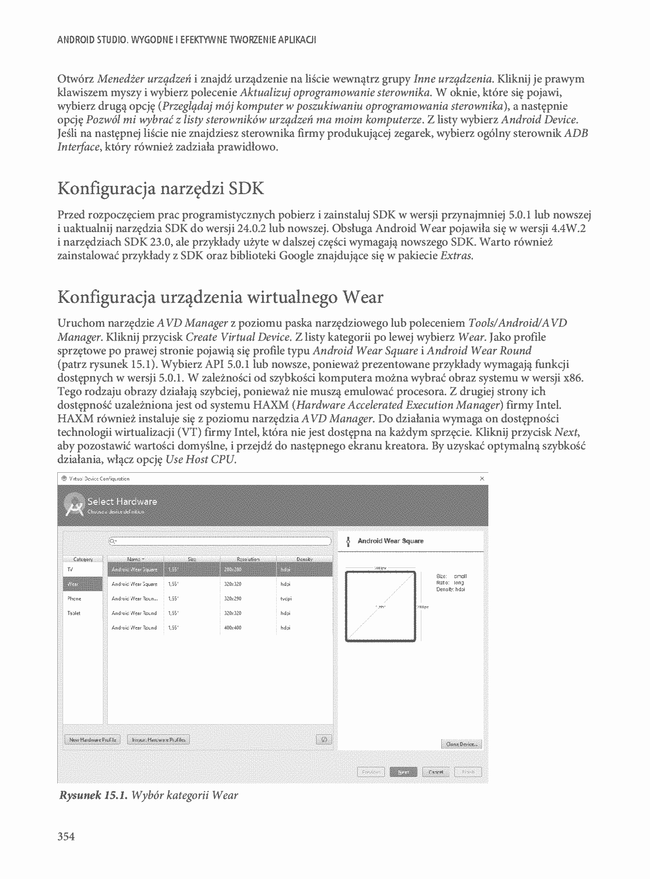 Fragment „Android Studio. Wygodne i efektywne tworzenie aplikacji” — strona 12 z 30