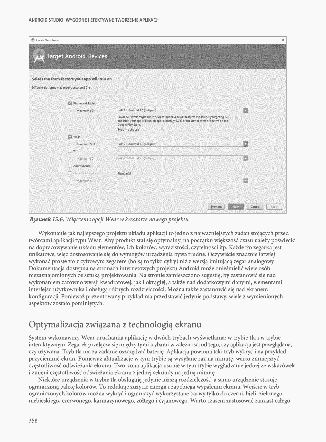 Fragment „Android Studio. Wygodne i efektywne tworzenie aplikacji” — strona 16 z 30