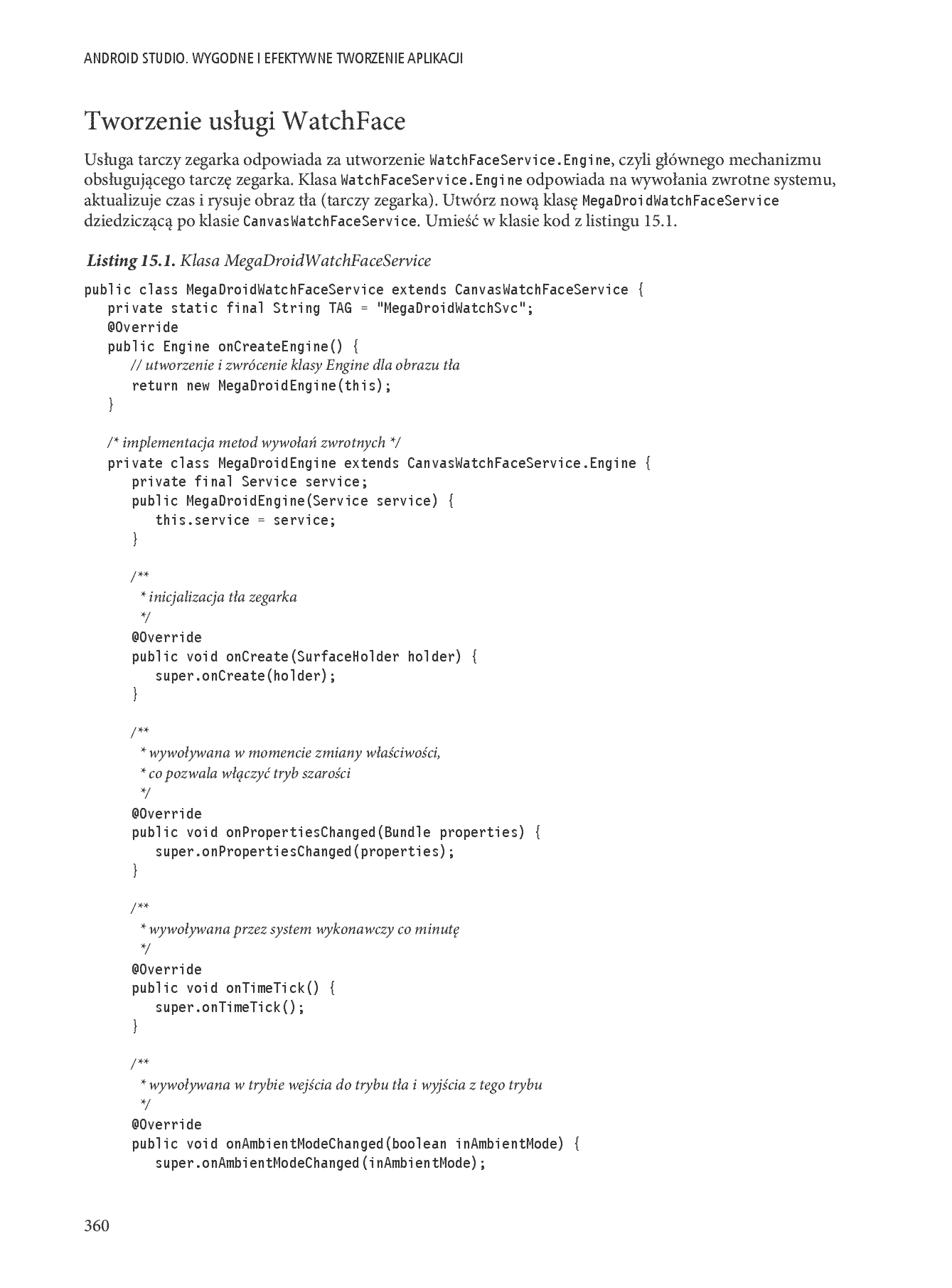 Fragment „Android Studio. Wygodne i efektywne tworzenie aplikacji” — strona 18 z 30