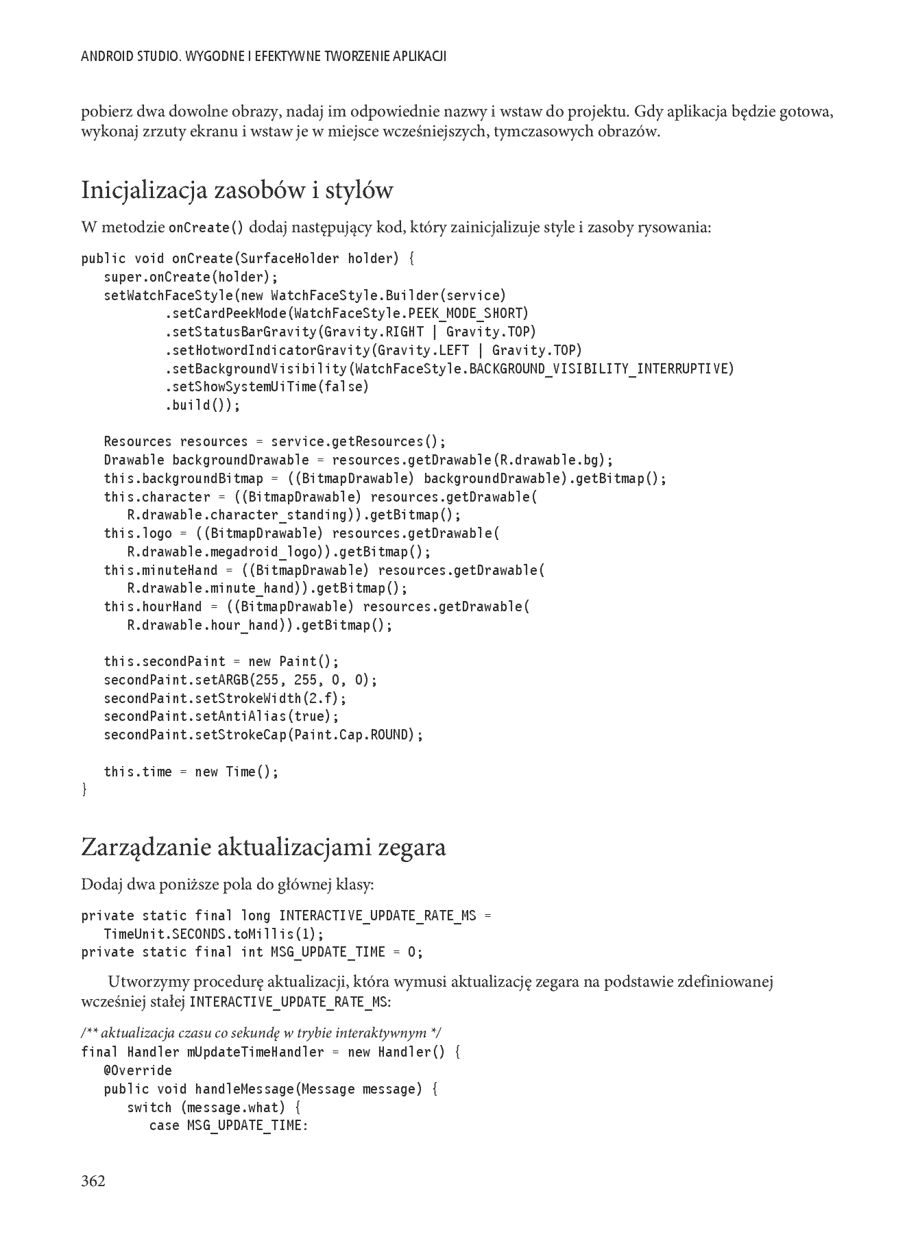 Fragment „Android Studio. Wygodne i efektywne tworzenie aplikacji” — strona 20 z 30