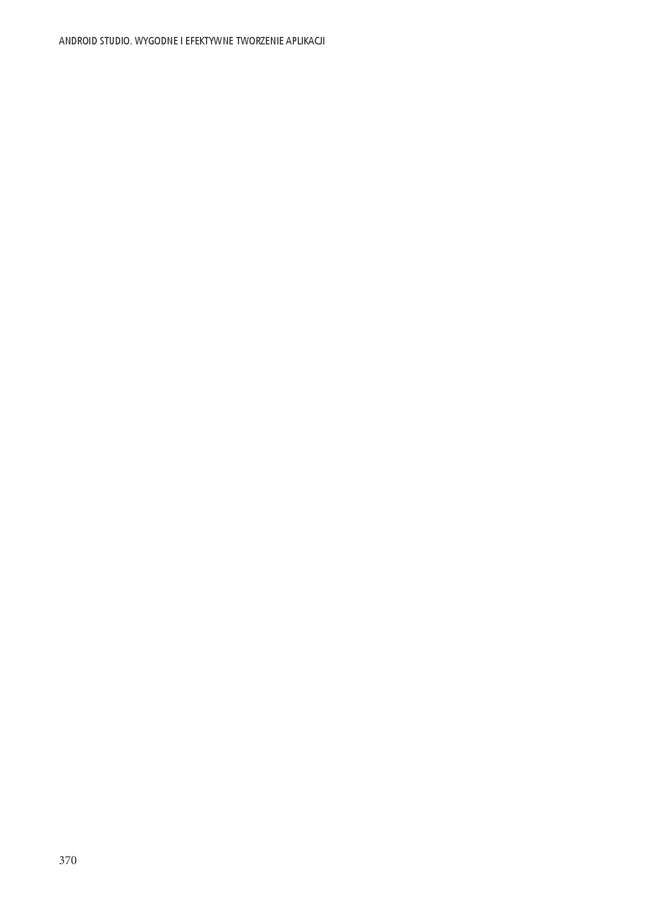 Fragment „Android Studio. Wygodne i efektywne tworzenie aplikacji” — strona 28 z 30