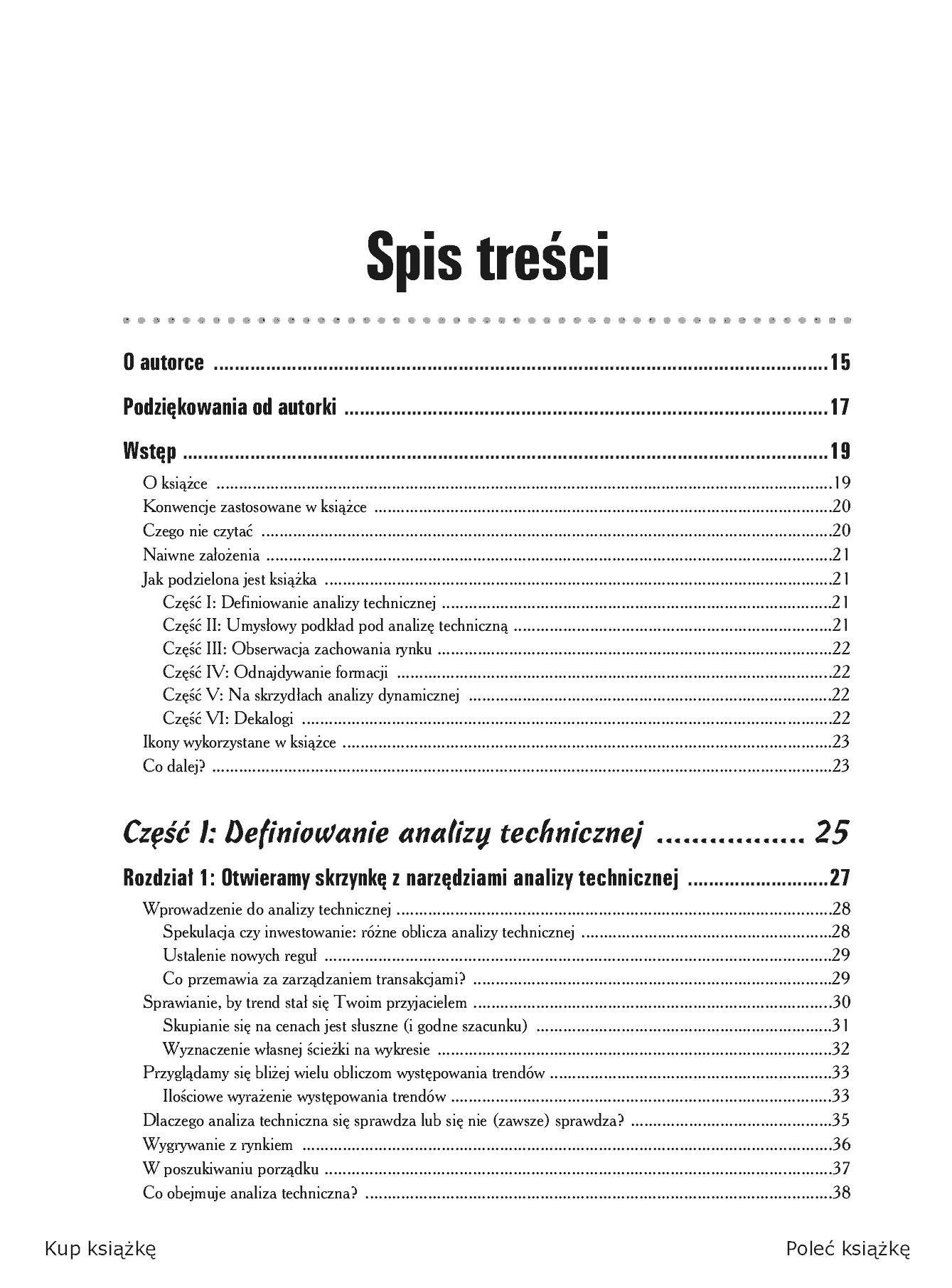Fragment „Analiza techniczna dla bystrzaków” — strona 3 z 29