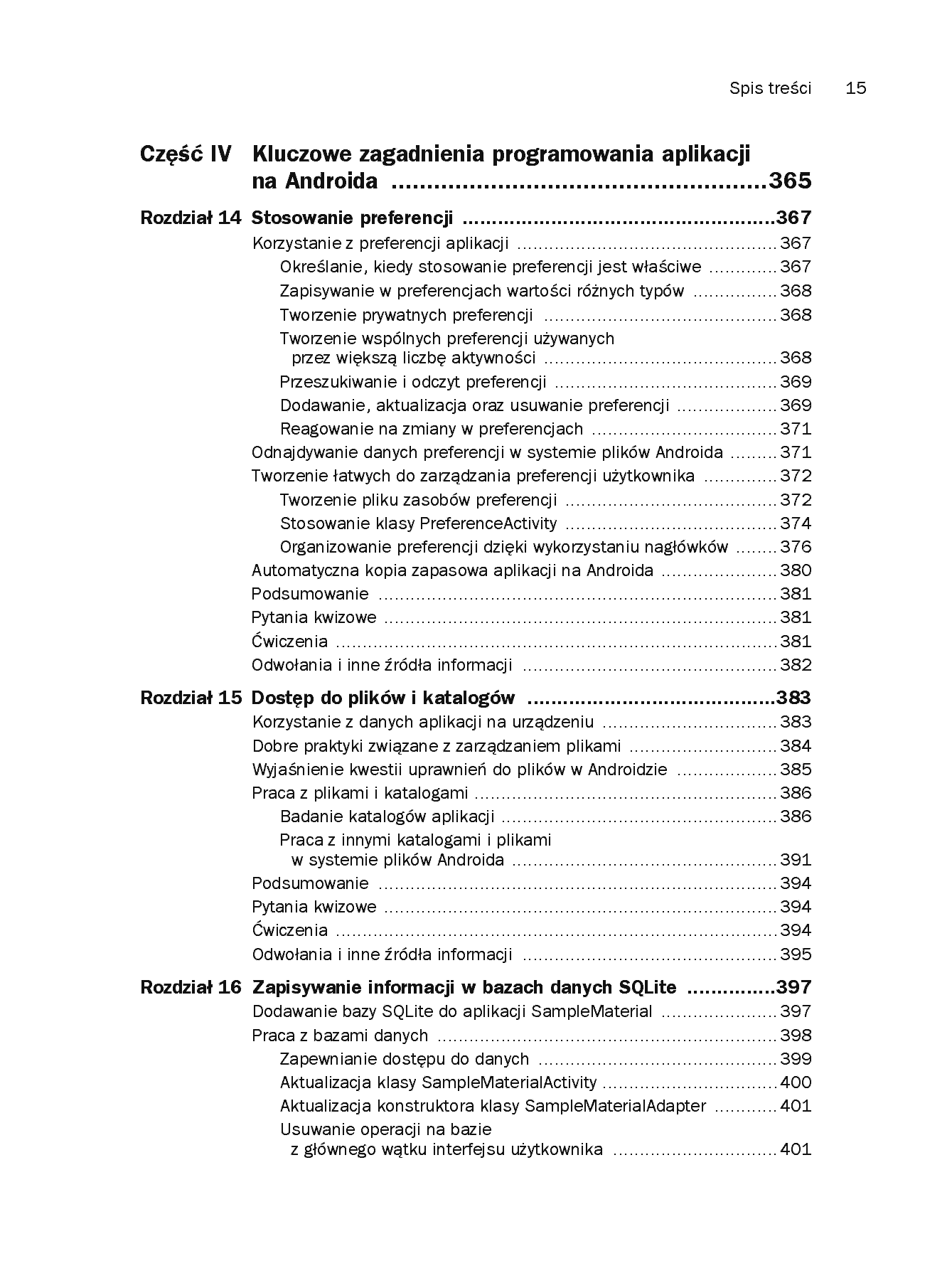 Fragment „Android. Wprowadzenie do programowania aplikacji. Wydanie V” — strona 11 z 30