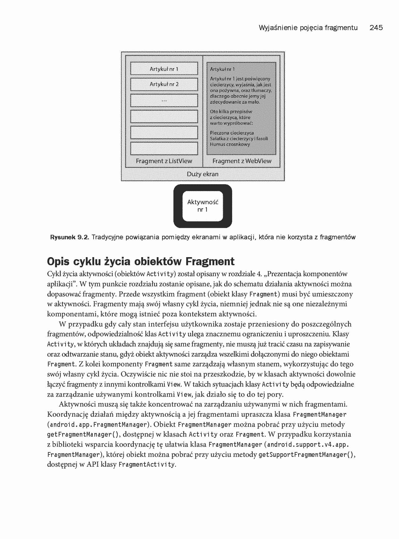 Fragment „Android. Wprowadzenie do programowania aplikacji. Wydanie V” — strona 23 z 30