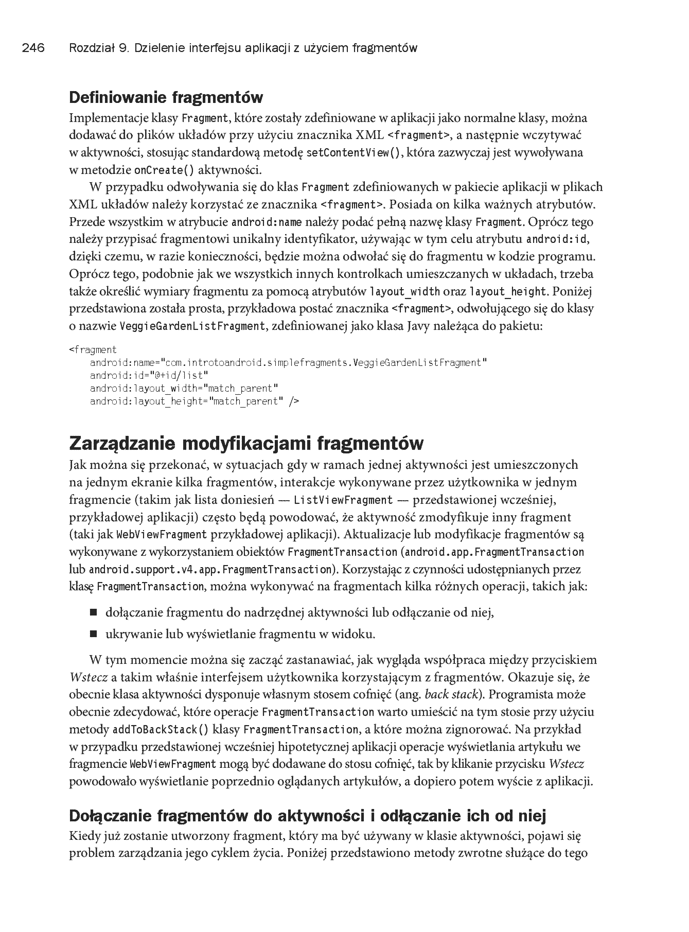 Fragment „Android. Wprowadzenie do programowania aplikacji. Wydanie V” — strona 24 z 30
