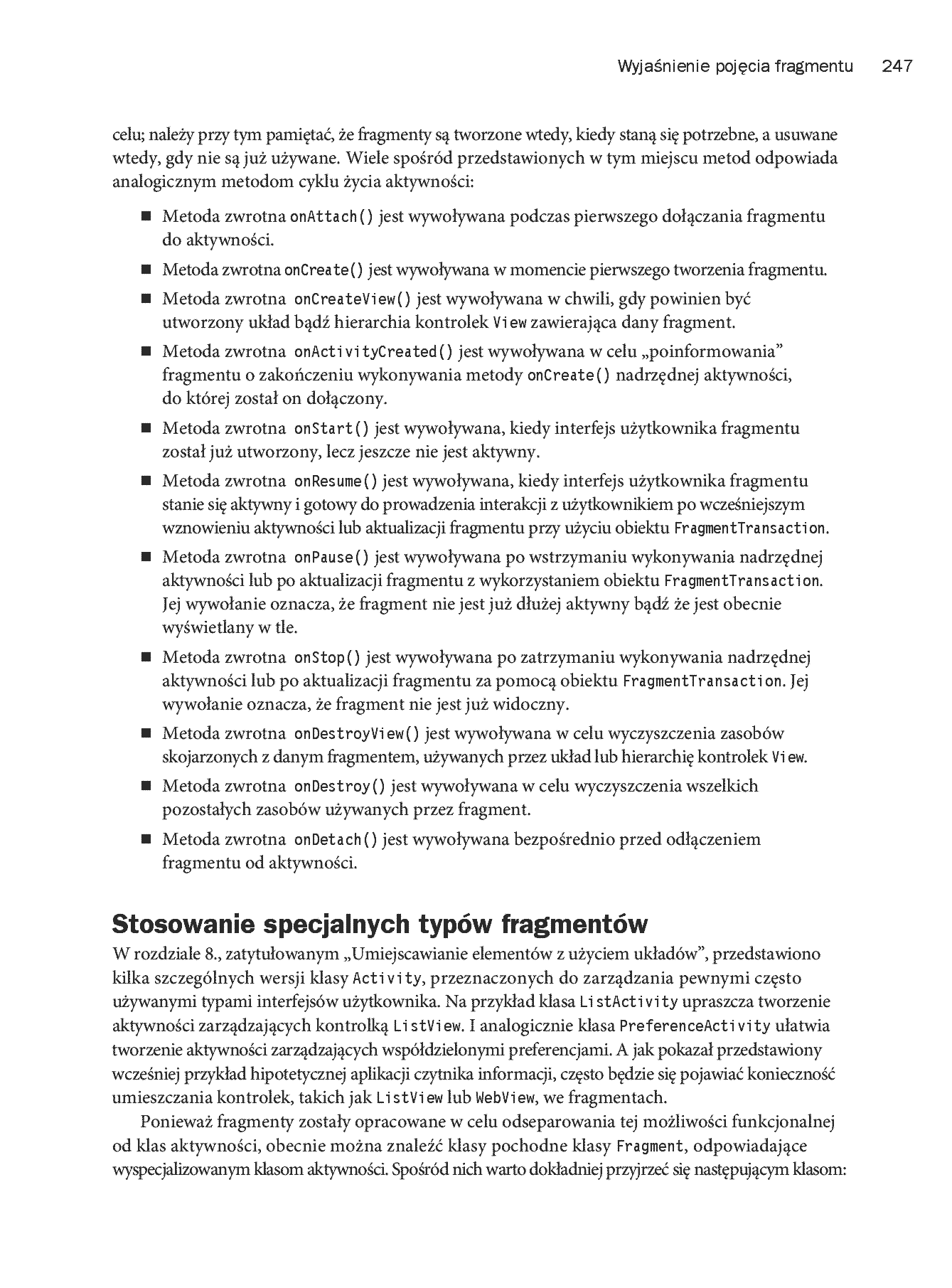 Fragment „Android. Wprowadzenie do programowania aplikacji. Wydanie V” — strona 25 z 30