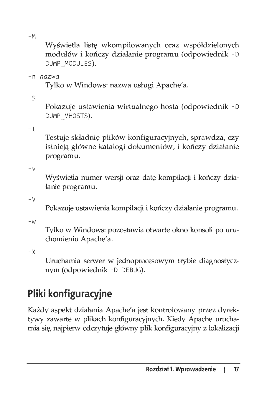 Fragment „Apache 2. Leksykon kieszonkowy” — strona 13 z 23