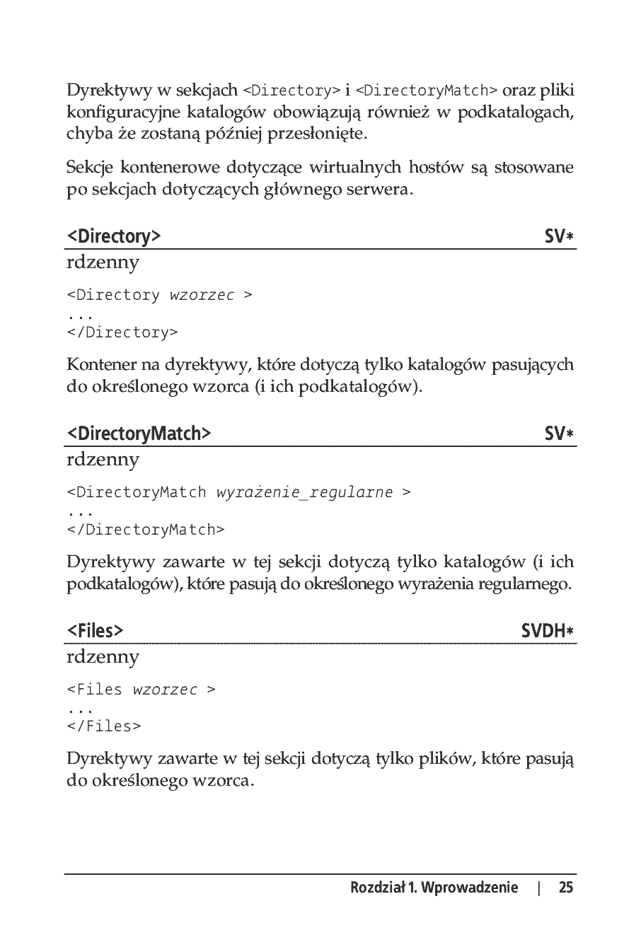 Fragment „Apache 2. Leksykon kieszonkowy” — strona 21 z 23