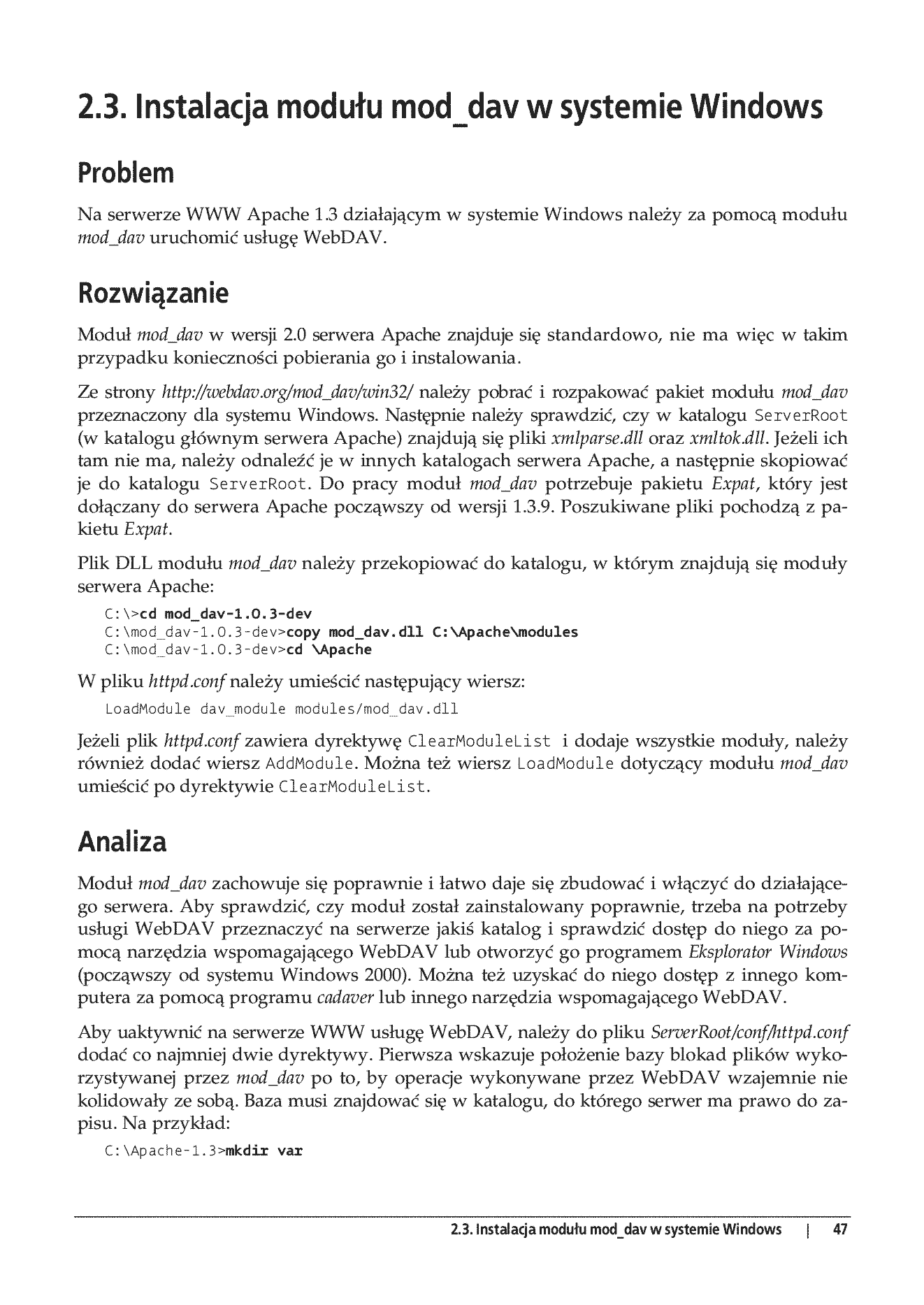 Fragment „Apache. Receptury. Wydanie II” — strona 13 z 23