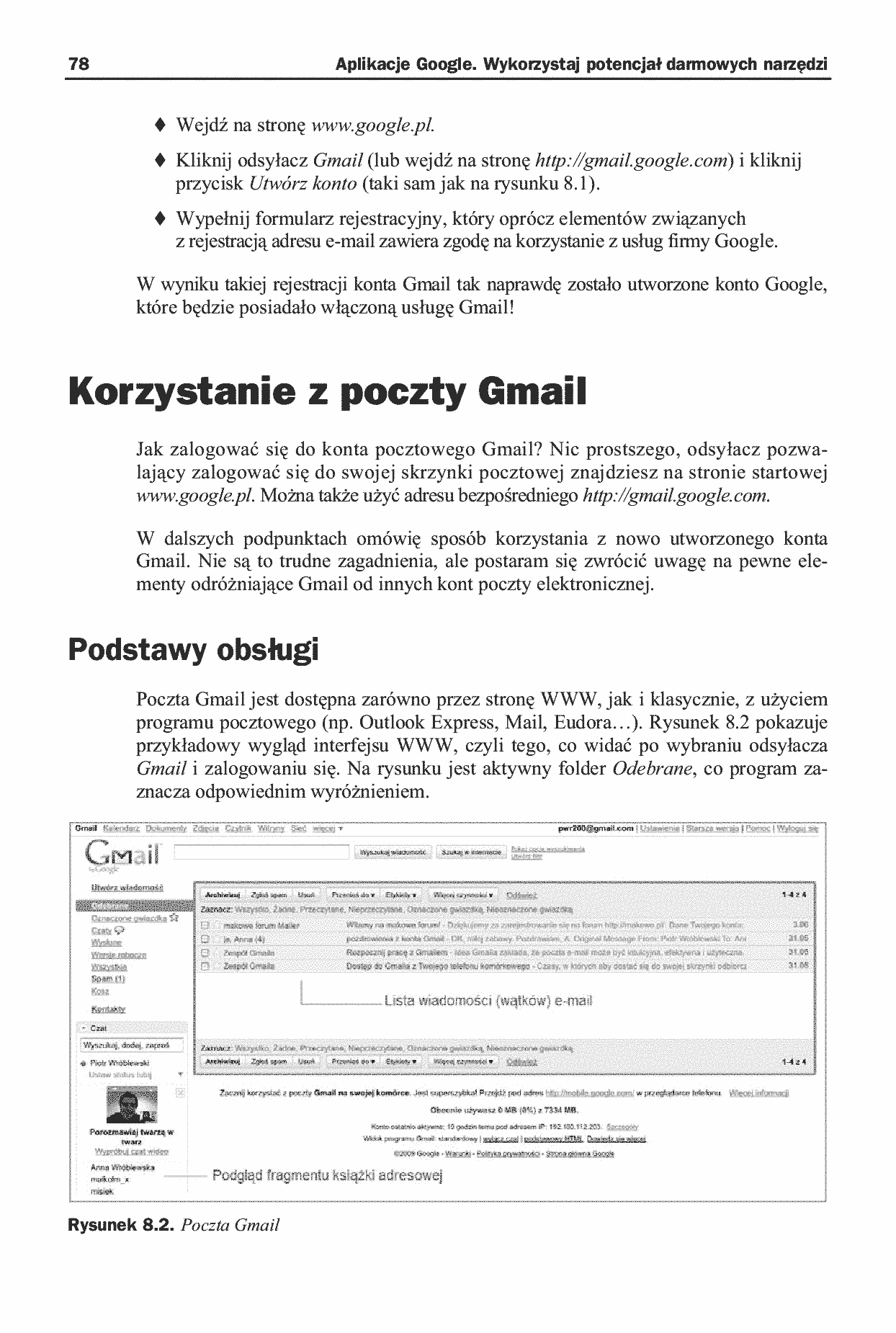 Fragment „Aplikacje Google. Wykorzystaj potencjał darmowych narzędzi” — strona 8 z 20