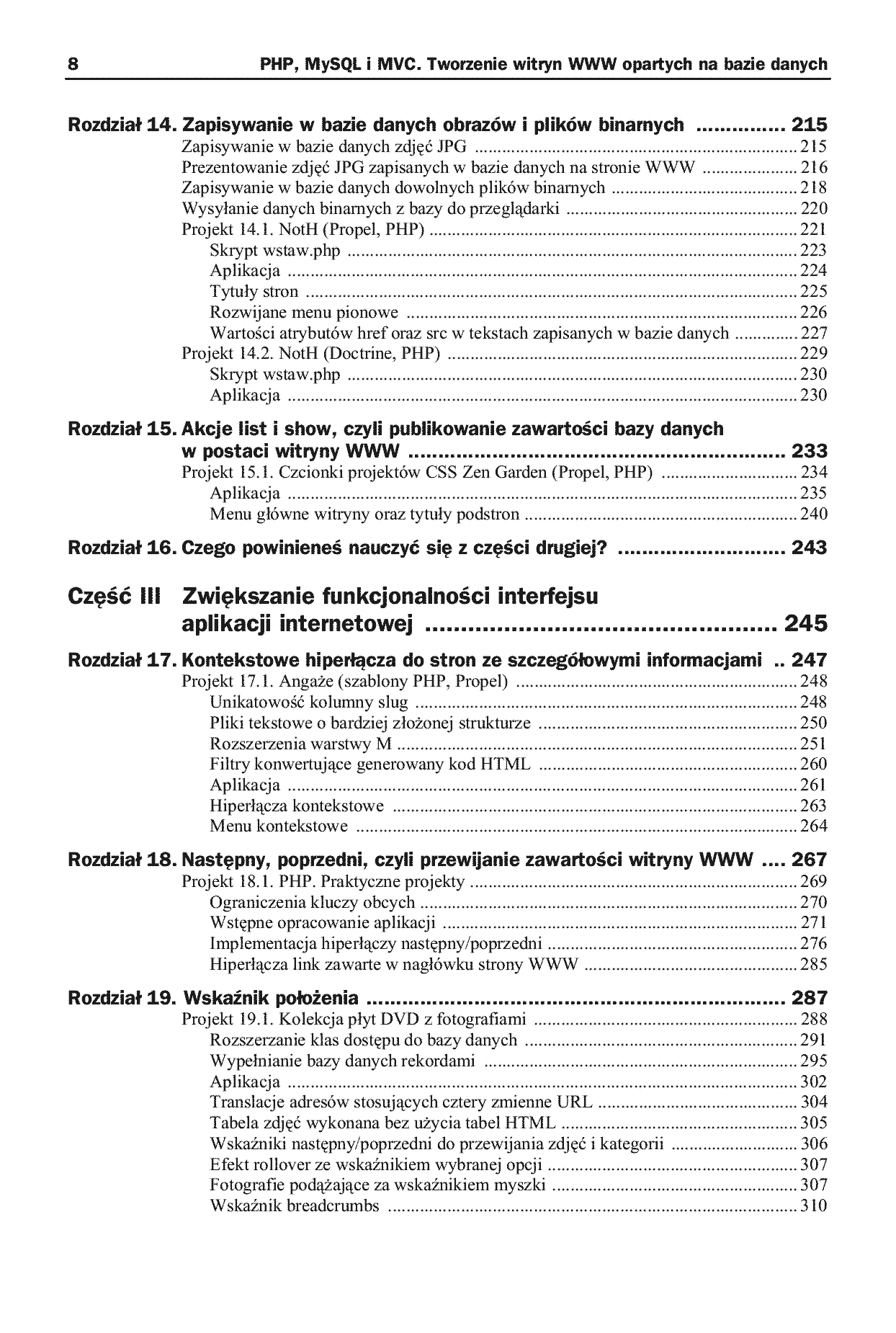 Fragment „PHP, MySQL i MVC. Tworzenie witryn WWW opartych na bazie danych” — strona 5 z 27