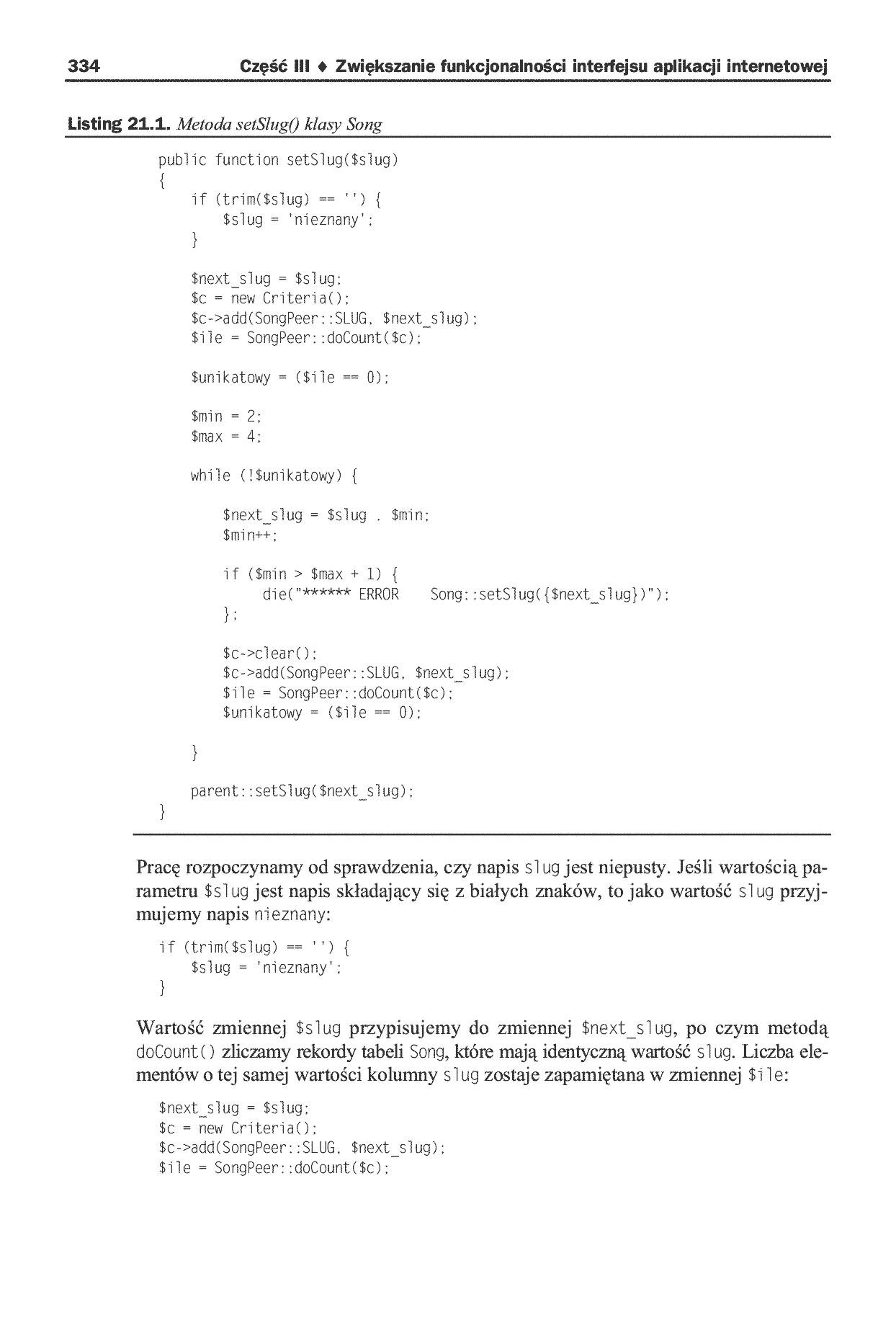 Fragment „PHP, MySQL i MVC. Tworzenie witryn WWW opartych na bazie danych” — strona 12 z 27