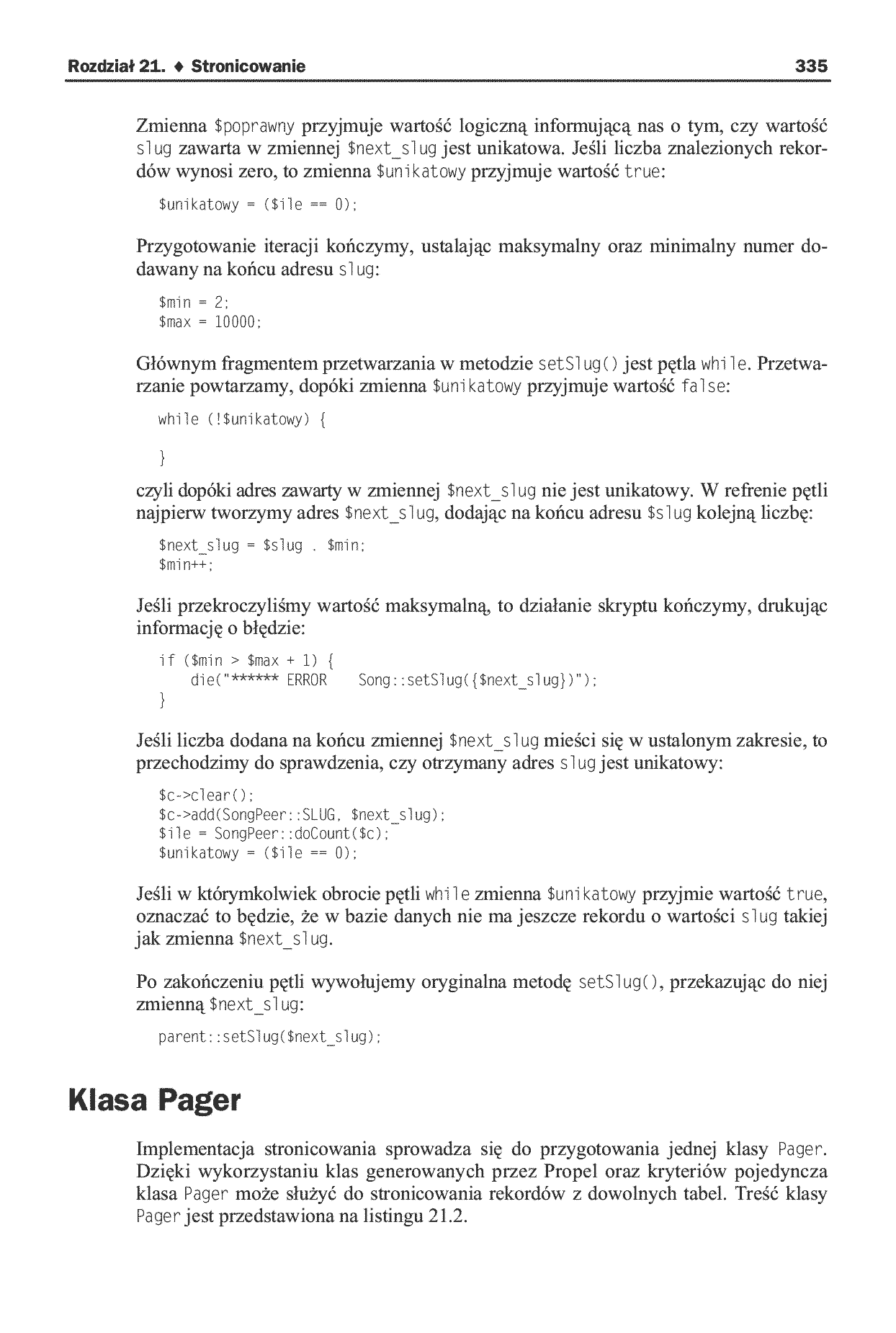 Fragment „PHP, MySQL i MVC. Tworzenie witryn WWW opartych na bazie danych” — strona 13 z 27