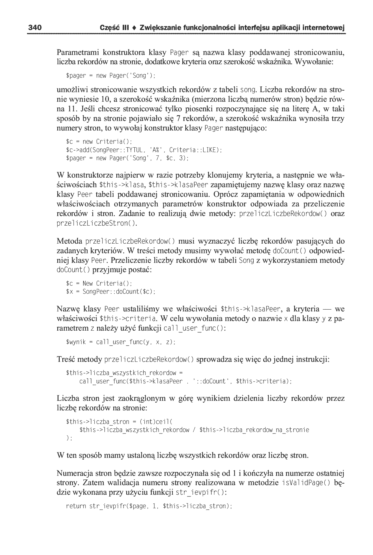 Fragment „PHP, MySQL i MVC. Tworzenie witryn WWW opartych na bazie danych” — strona 18 z 27