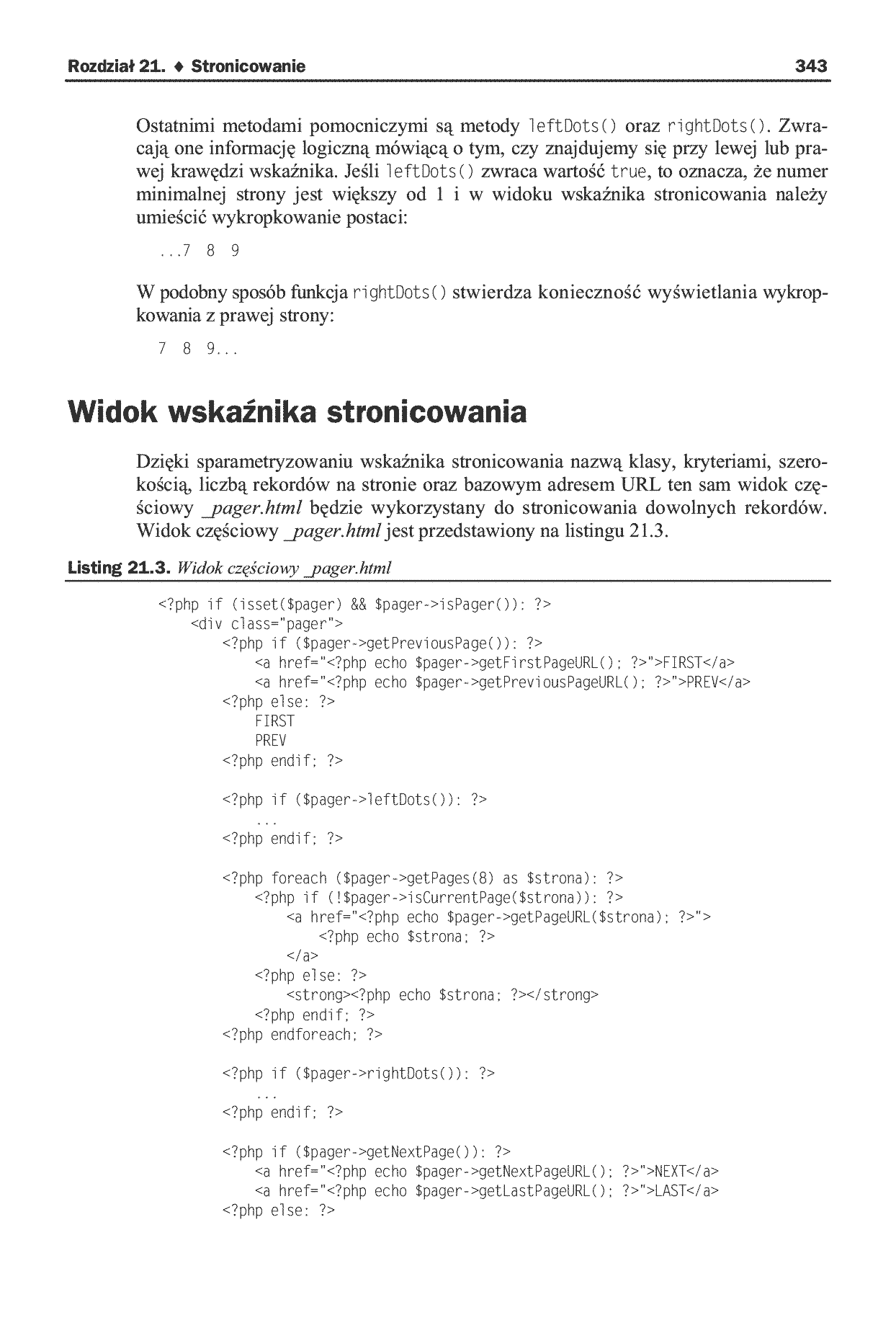 Fragment „PHP, MySQL i MVC. Tworzenie witryn WWW opartych na bazie danych” — strona 21 z 27