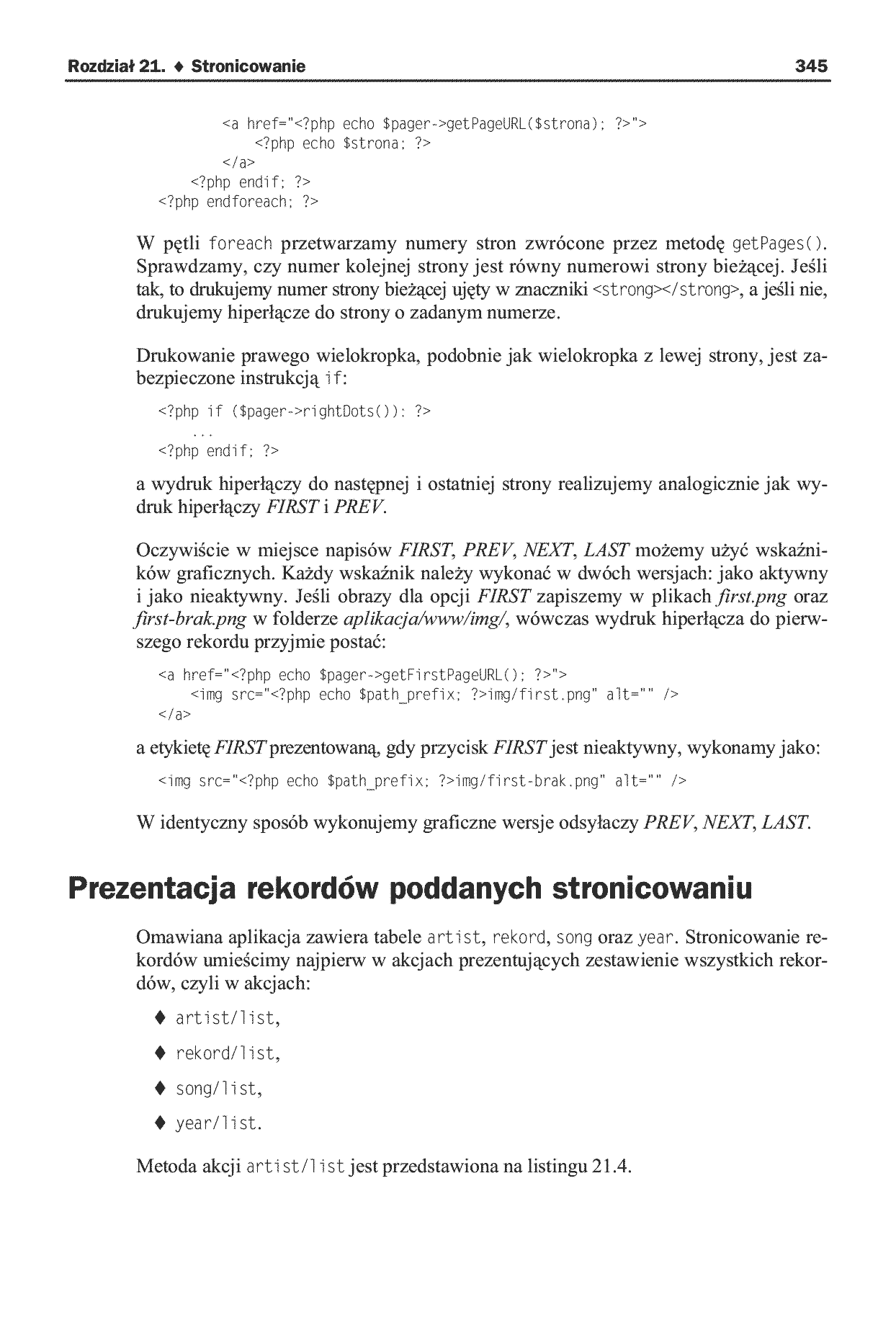 Fragment „PHP, MySQL i MVC. Tworzenie witryn WWW opartych na bazie danych” — strona 23 z 27