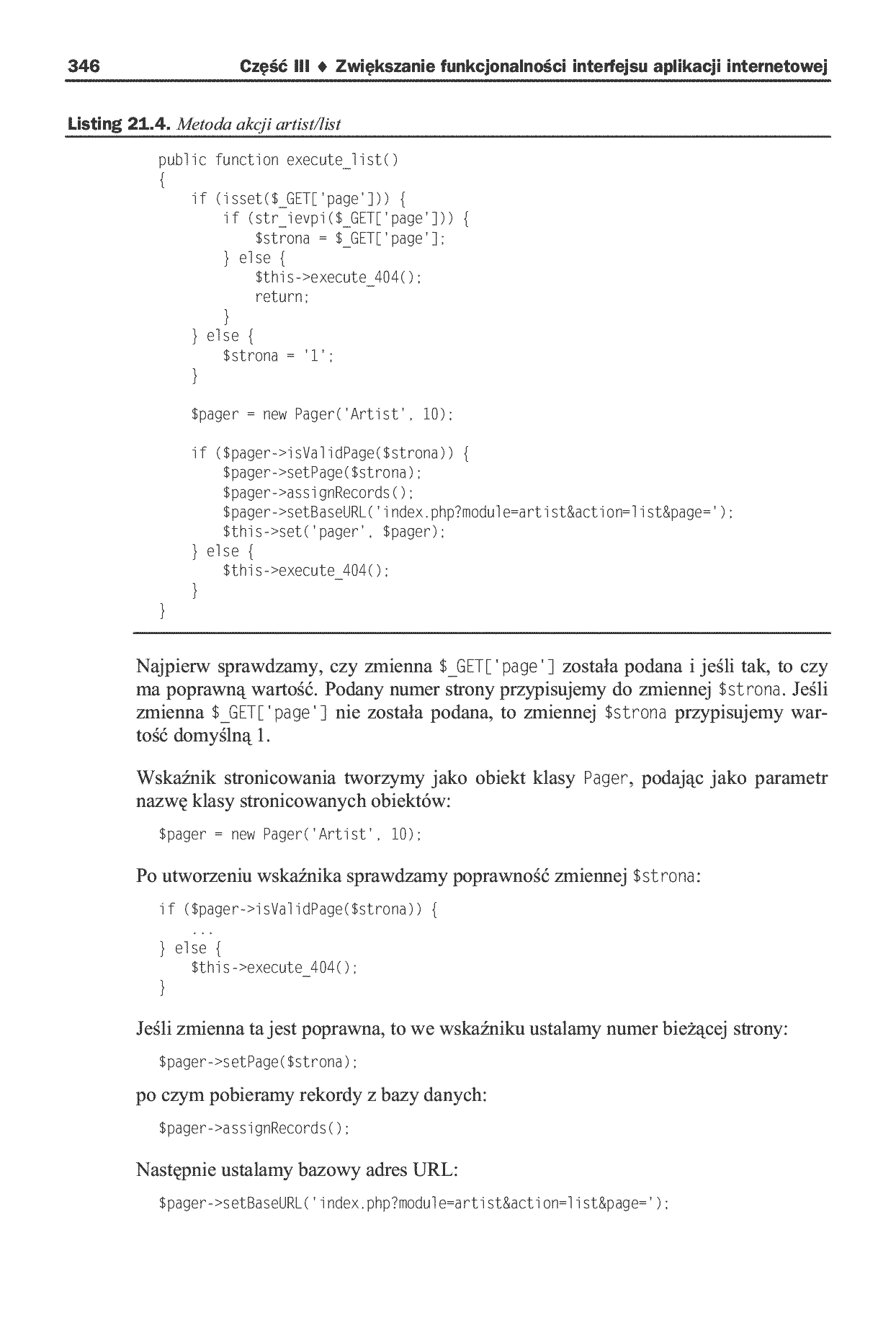 Fragment „PHP, MySQL i MVC. Tworzenie witryn WWW opartych na bazie danych” — strona 24 z 27