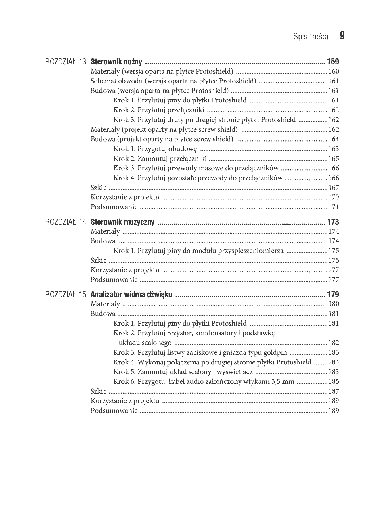 Fragment „Arduino. 36 projektów dla pasjonatów elektroniki” — strona 7 z 30