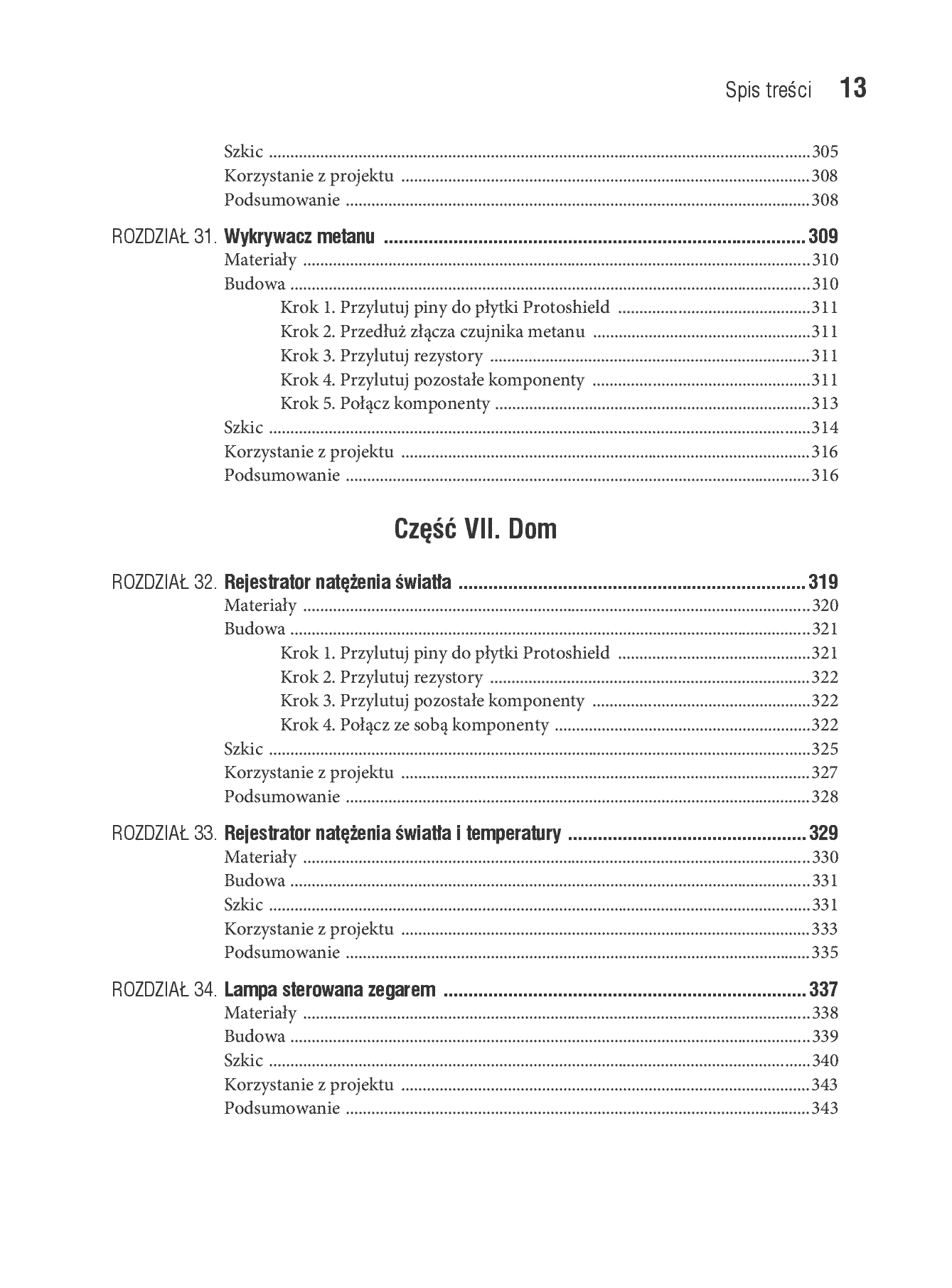 Fragment „Arduino. 36 projektów dla pasjonatów elektroniki” — strona 11 z 30