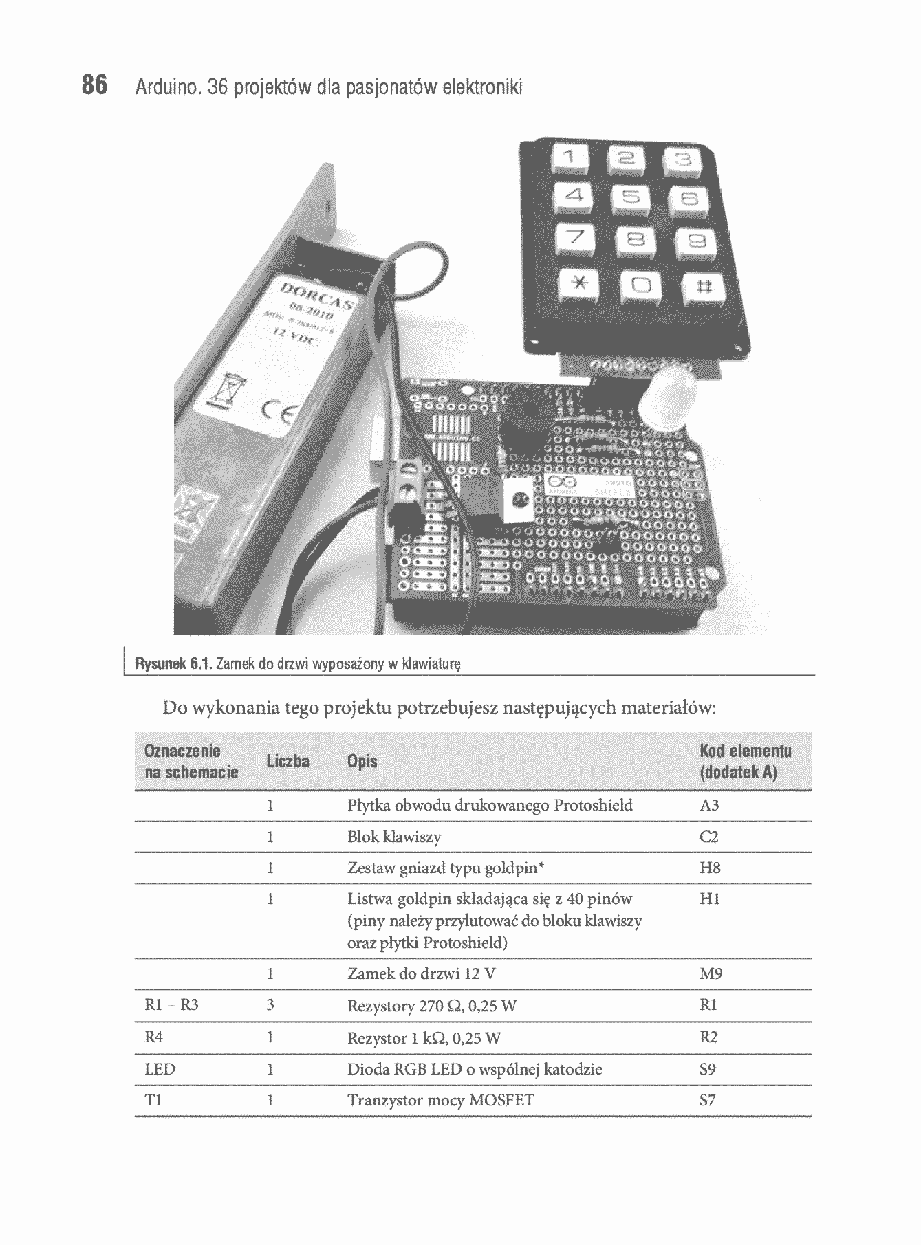 Fragment „Arduino. 36 projektów dla pasjonatów elektroniki” — strona 14 z 30