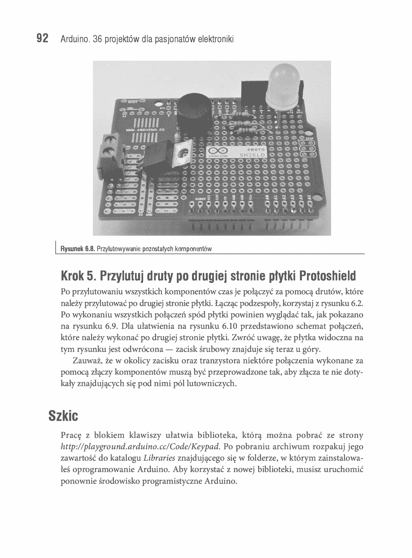 Fragment „Arduino. 36 projektów dla pasjonatów elektroniki” — strona 20 z 30