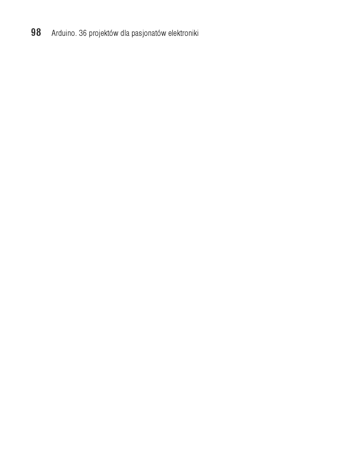 Fragment „Arduino. 36 projektów dla pasjonatów elektroniki” — strona 26 z 30