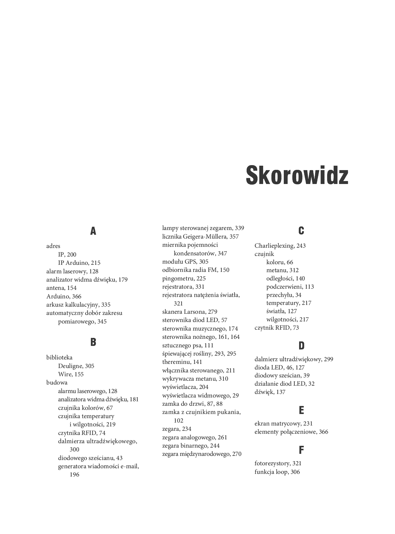 Fragment „Arduino. 36 projektów dla pasjonatów elektroniki” — strona 27 z 30