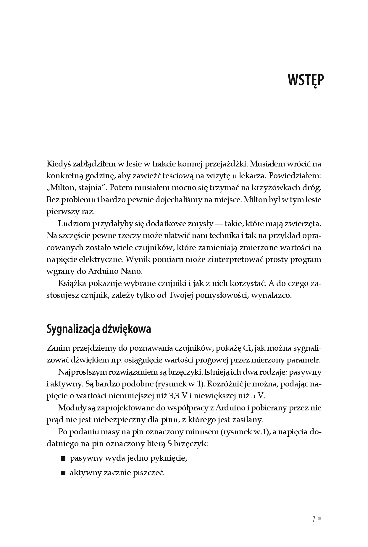 Fragment „Arduino Nano. Elektroniczne zmysły” — strona 7 z 18