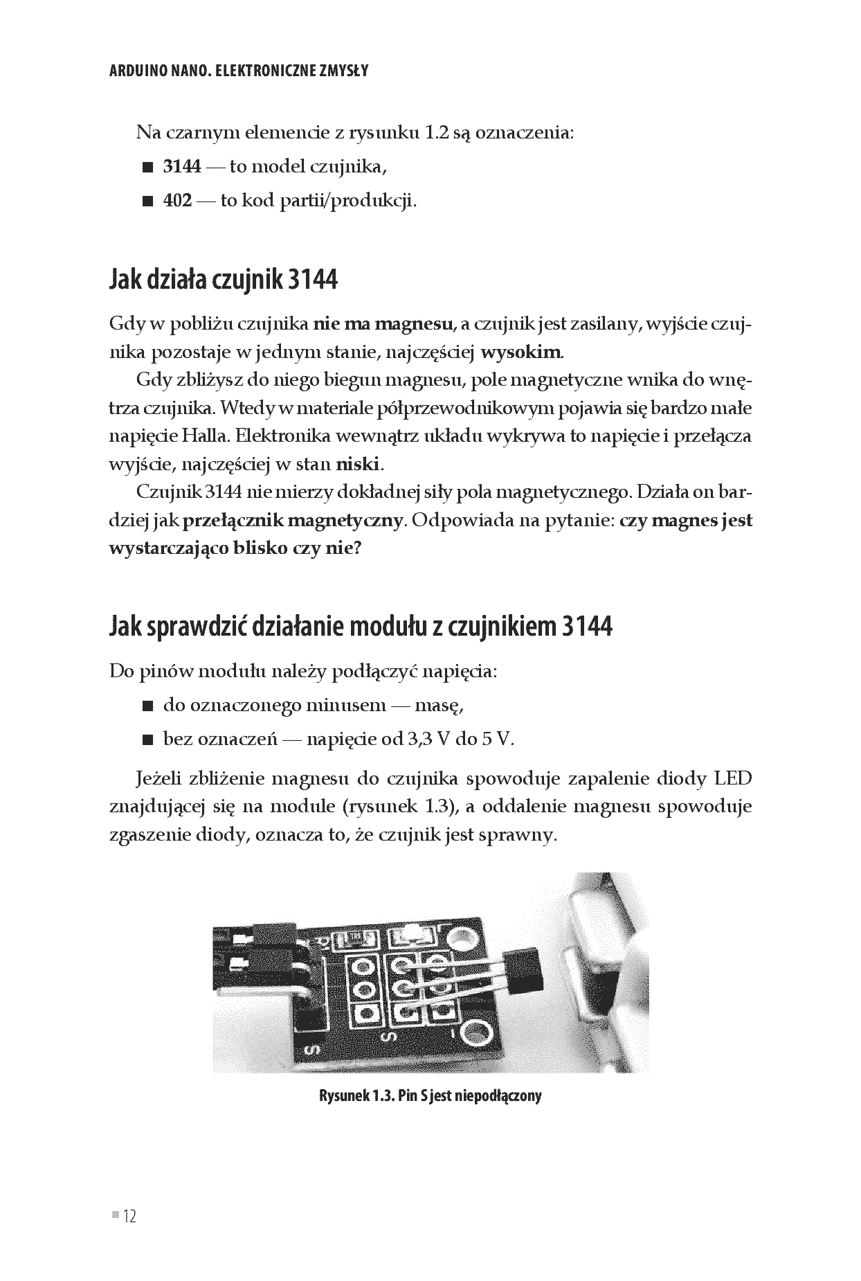 Fragment „Arduino Nano. Elektroniczne zmysły” — strona 12 z 18