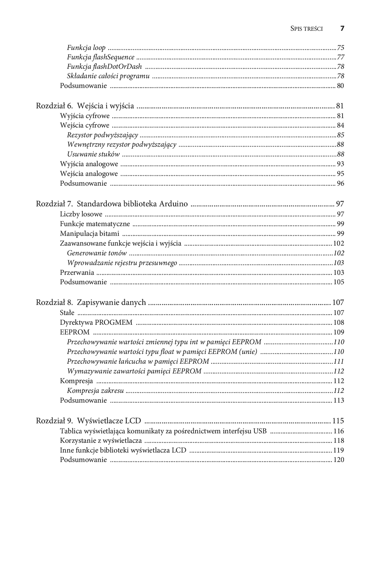 Fragment „Arduino dla początkujących. Podstawy i szkice” — strona 5 z 26