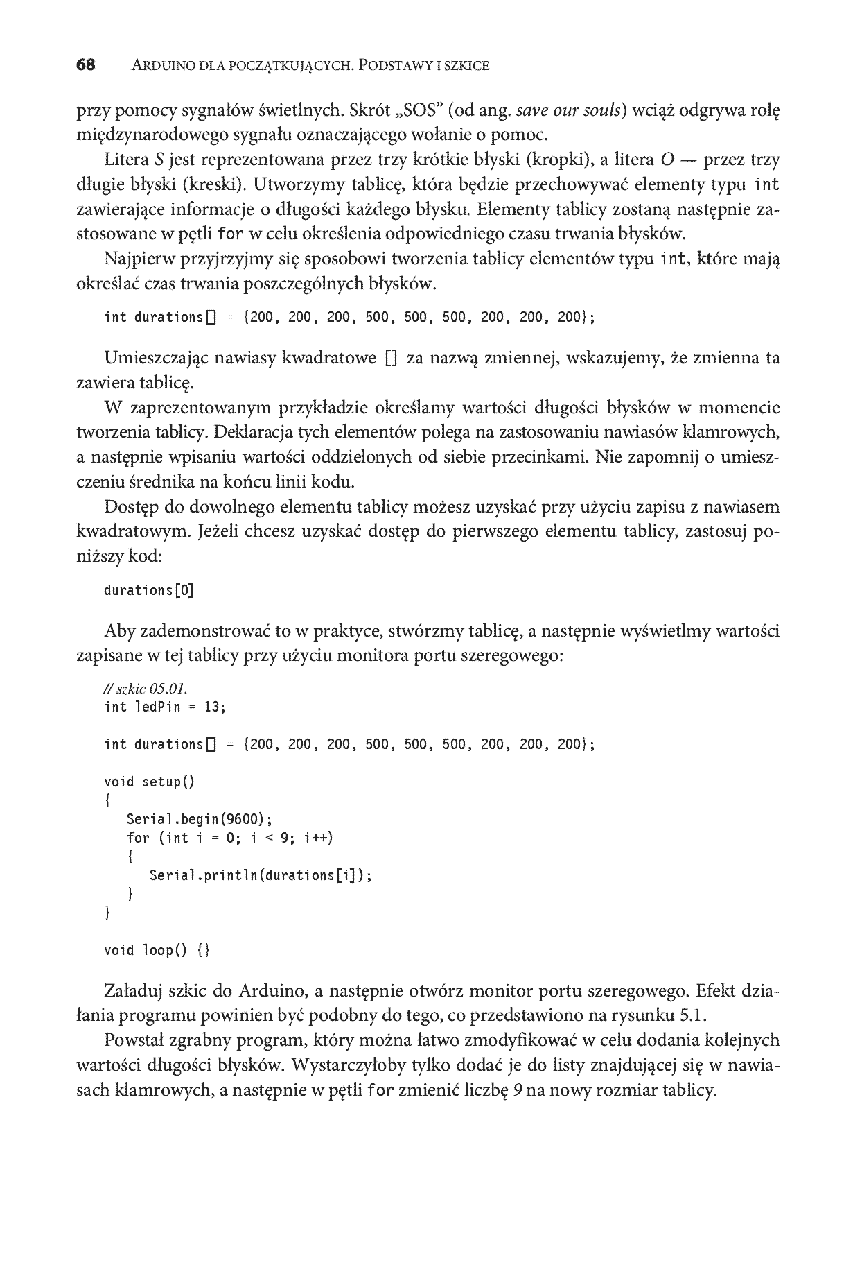 Fragment „Arduino dla początkujących. Podstawy i szkice” — strona 8 z 26