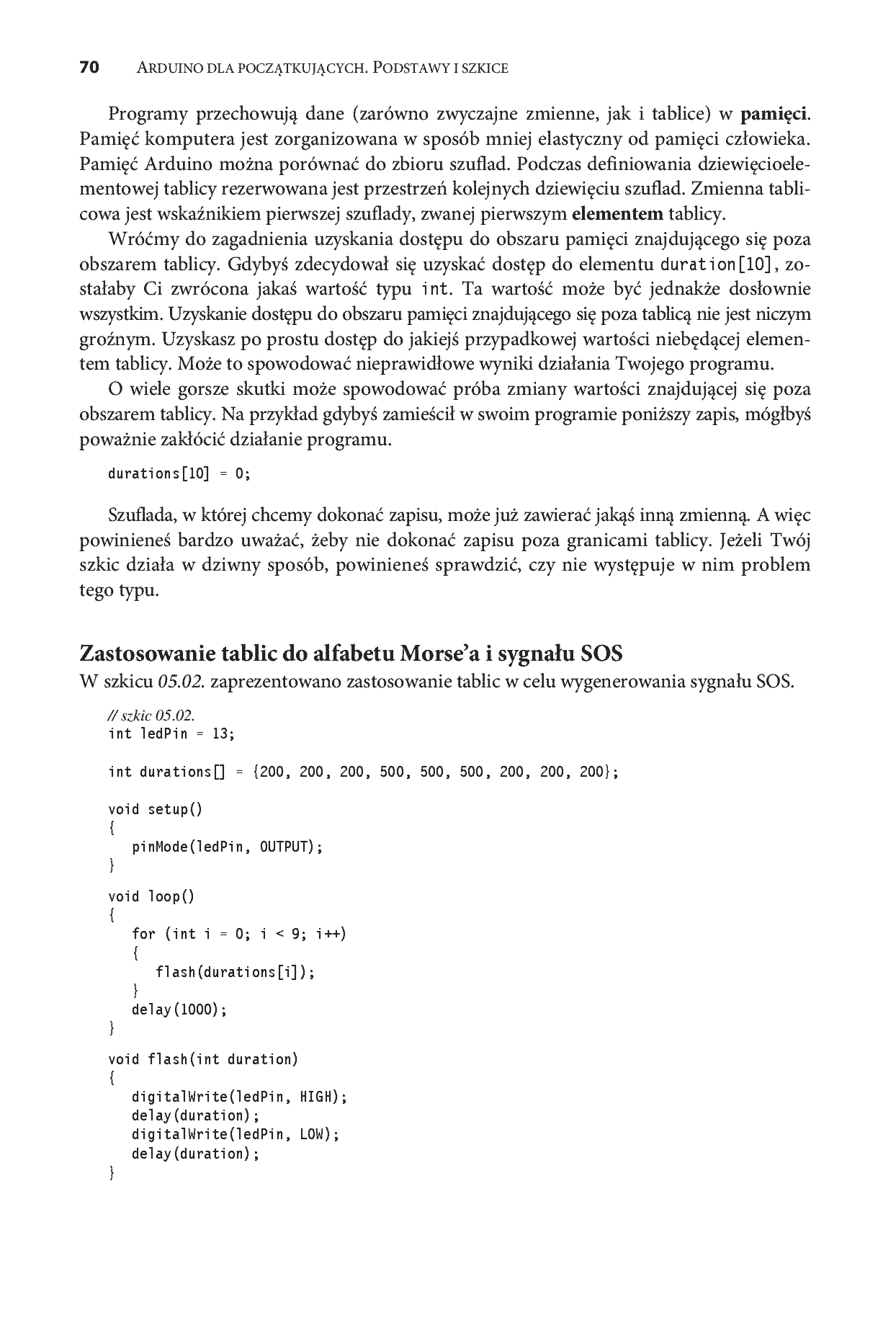 Fragment „Arduino dla początkujących. Podstawy i szkice” — strona 10 z 26