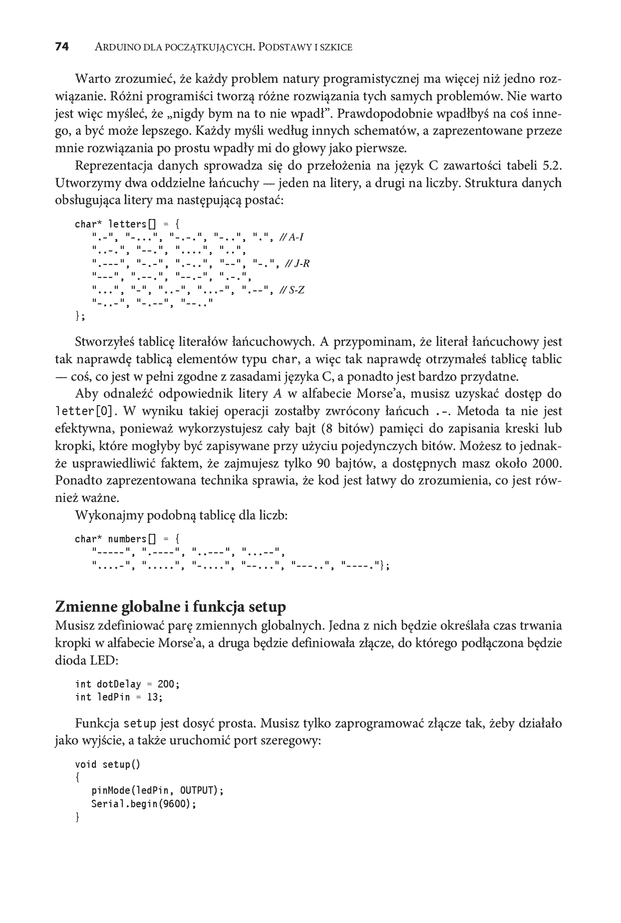 Fragment „Arduino dla początkujących. Podstawy i szkice” — strona 14 z 26