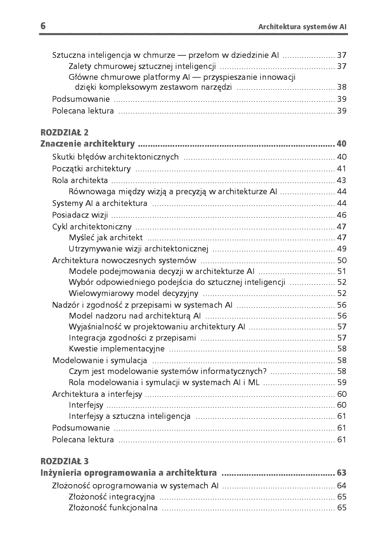 Fragment „Architektura systemów AI. Projektowanie skalowalnego i niezawodnego oprogramowania” — strona 4 z 30