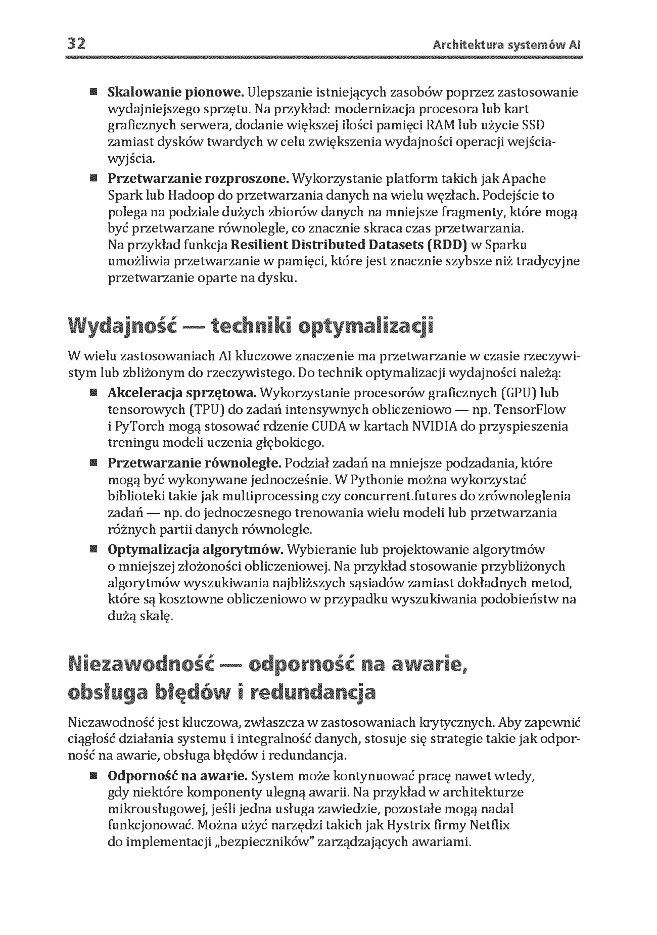 Fragment „Architektura systemów AI. Projektowanie skalowalnego i niezawodnego oprogramowania” — strona 24 z 30
