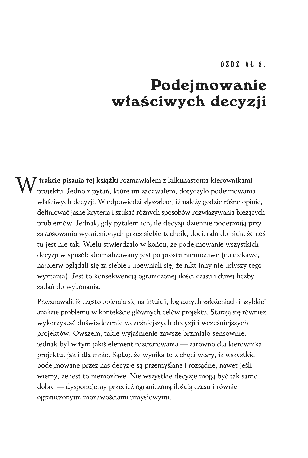 Fragment „Sztuka zarządzania projektami” — strona 4 z 30