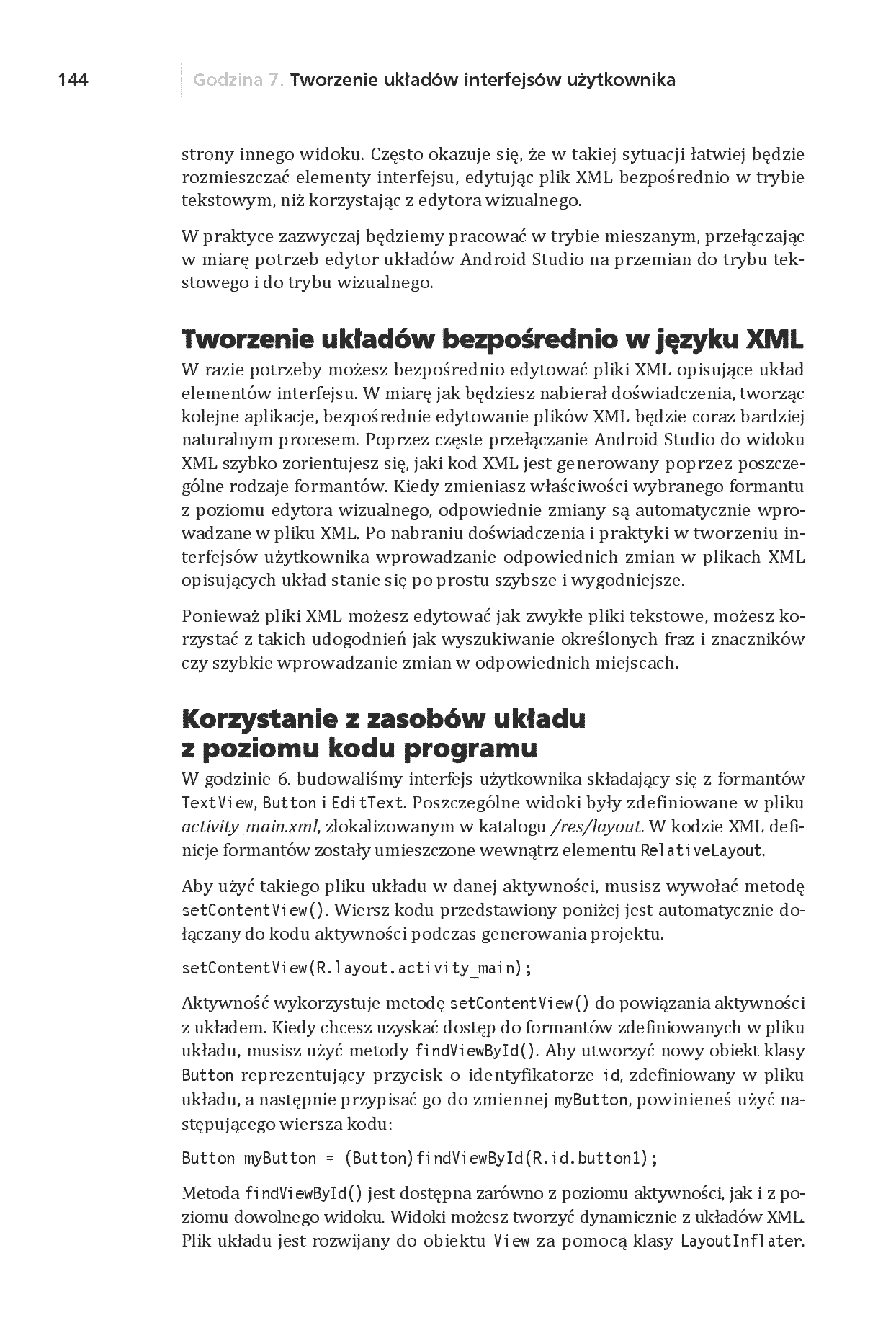 Fragment „Android Studio w 24 godziny. Wygodne programowanie dla platformy Android. Wydanie IV” — strona 14 z 30