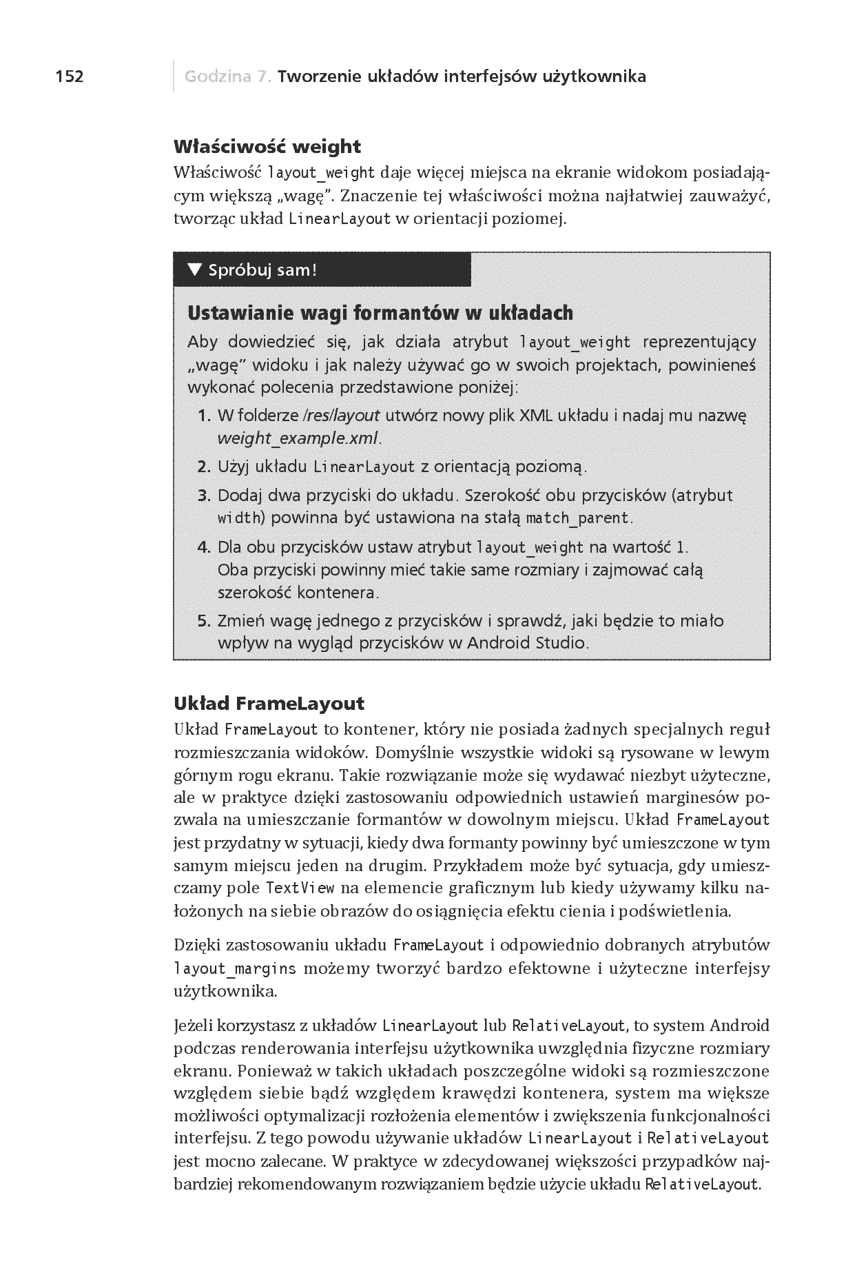 Fragment „Android Studio w 24 godziny. Wygodne programowanie dla platformy Android. Wydanie IV” — strona 22 z 30