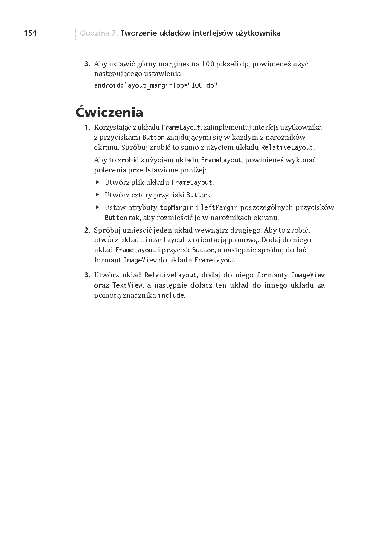 Fragment „Android Studio w 24 godziny. Wygodne programowanie dla platformy Android. Wydanie IV” — strona 24 z 30