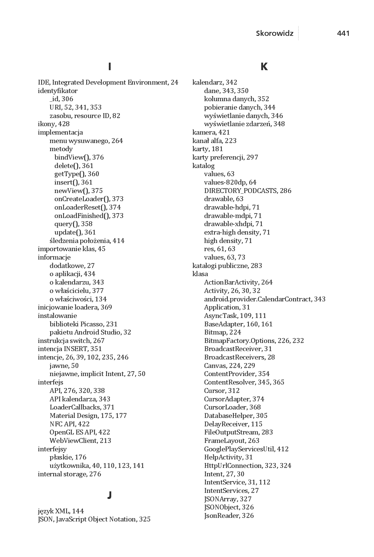 Fragment „Android Studio w 24 godziny. Wygodne programowanie dla platformy Android. Wydanie IV” — strona 27 z 30