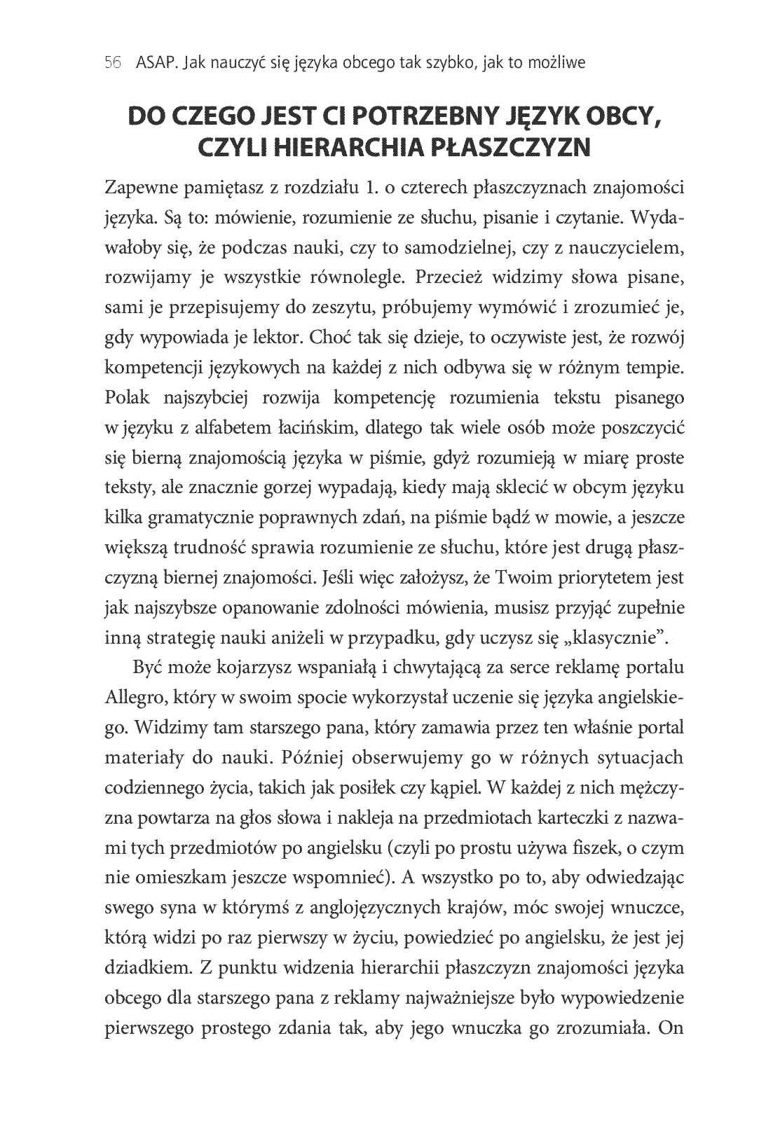 Fragment „ASAP. Jak nauczyć się języka obcego tak szybko, jak to możliwe” — strona 10 z 20