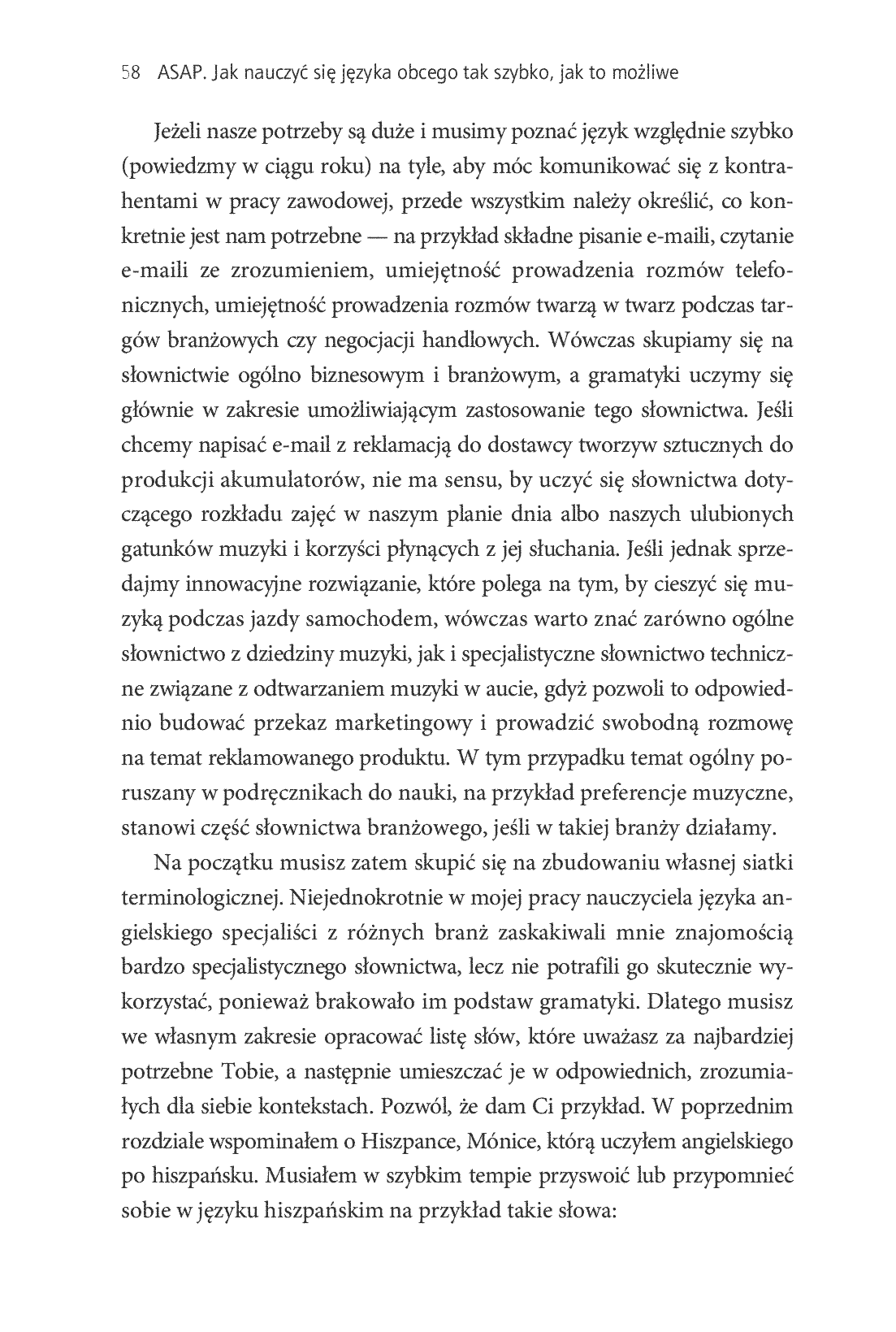 Fragment „ASAP. Jak nauczyć się języka obcego tak szybko, jak to możliwe” — strona 12 z 20