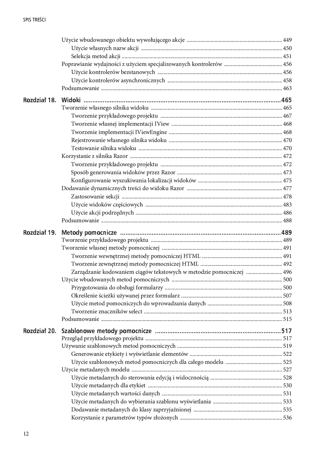 Fragment „ASP.NET MVC 4. Zaawansowane programowanie” — strona 10 z 30